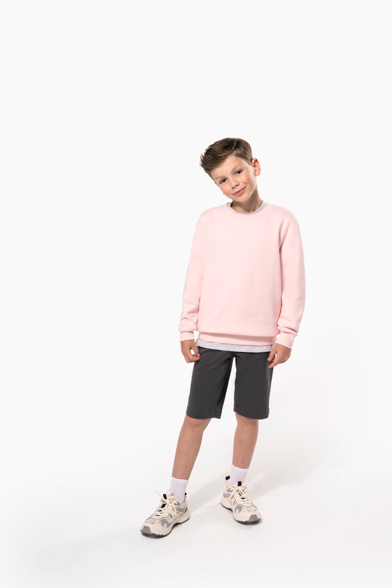 Sweat-shirt écoresponsable col rond enfant