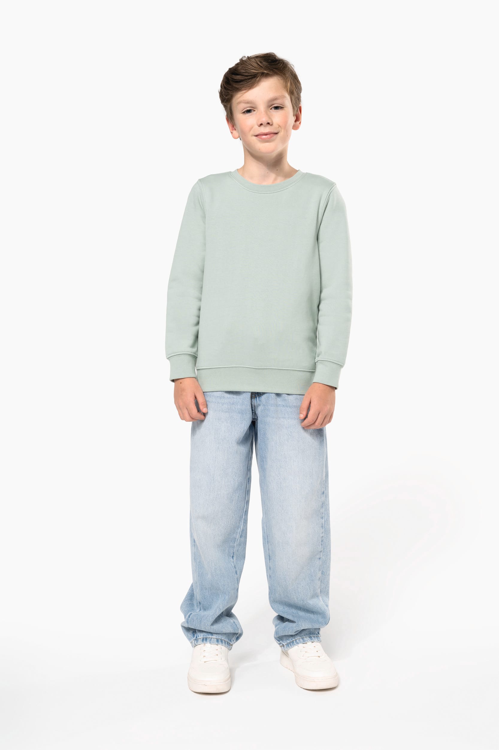 Sweat-shirt écoresponsable col rond enfant