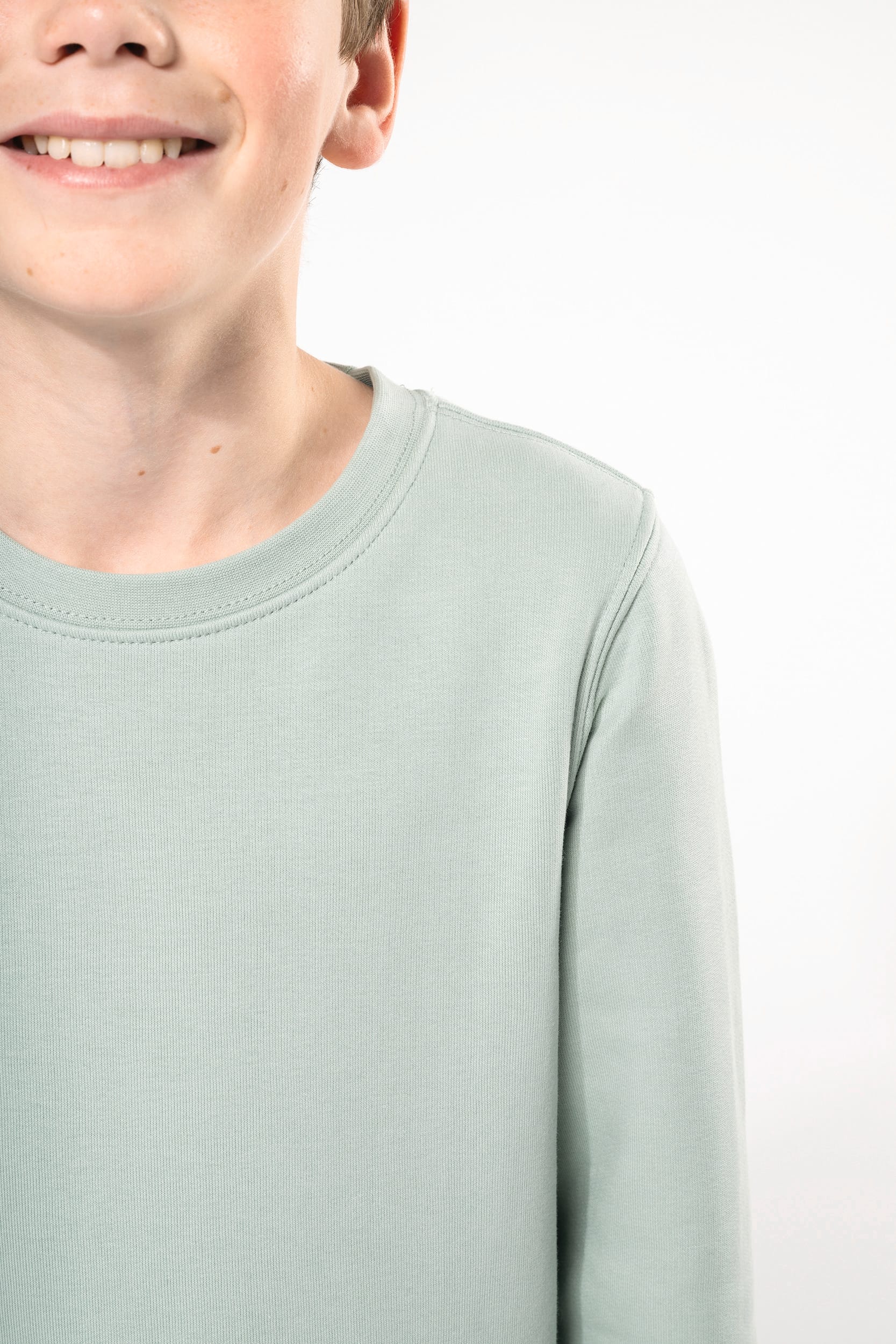 Sweat-shirt écoresponsable col rond enfant