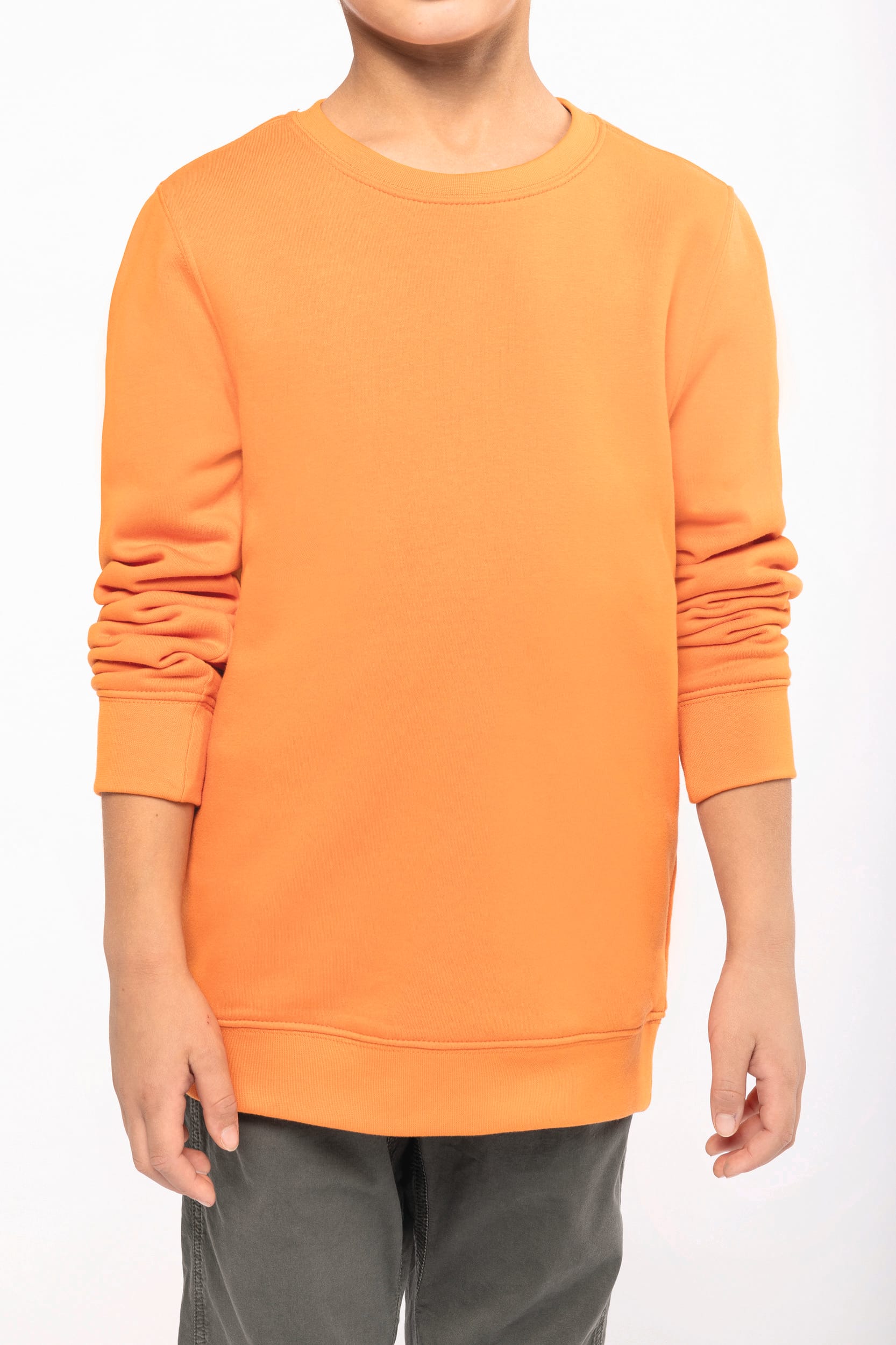 Sweat-shirt écoresponsable col rond enfant