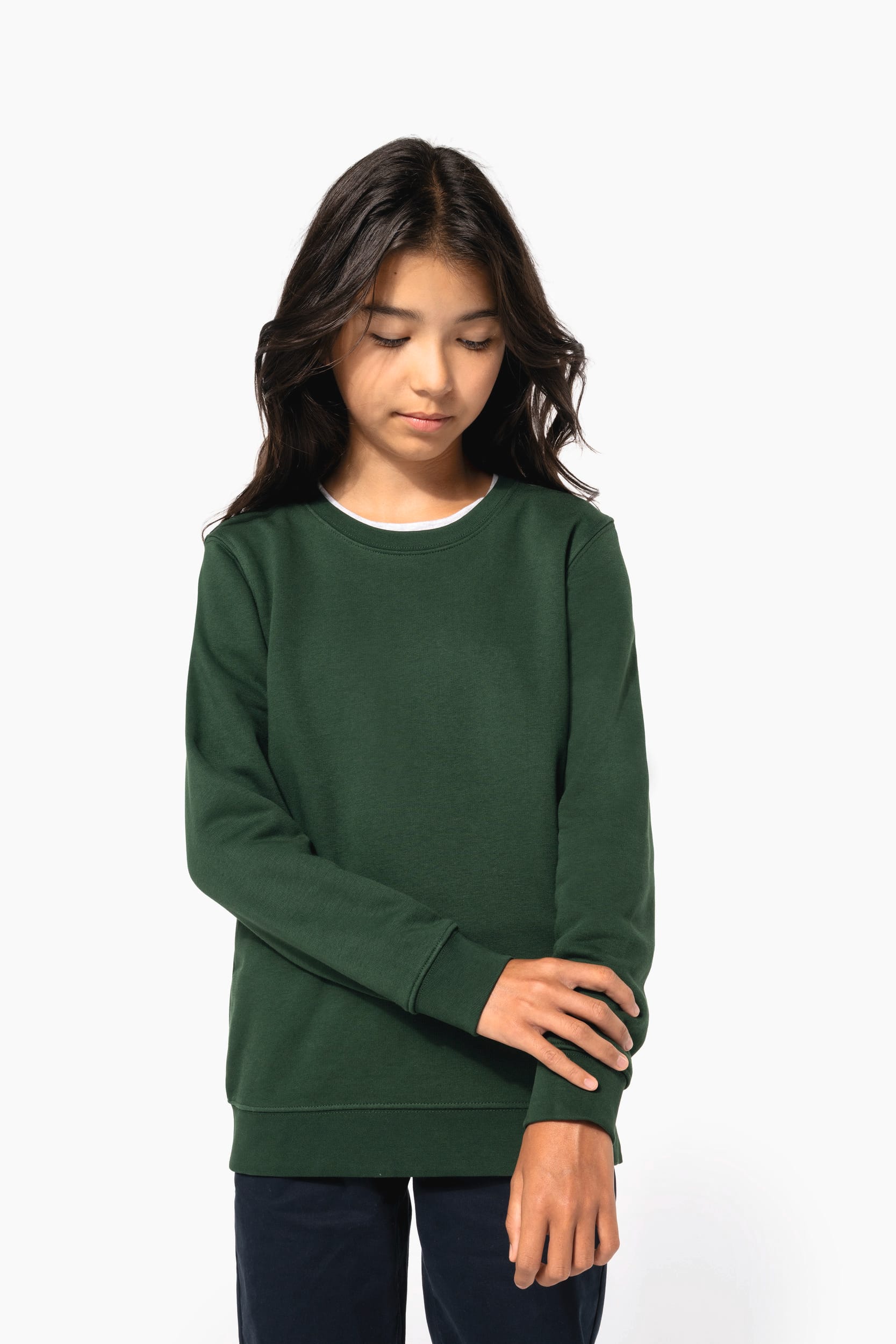 Sweat-shirt écoresponsable col rond enfant