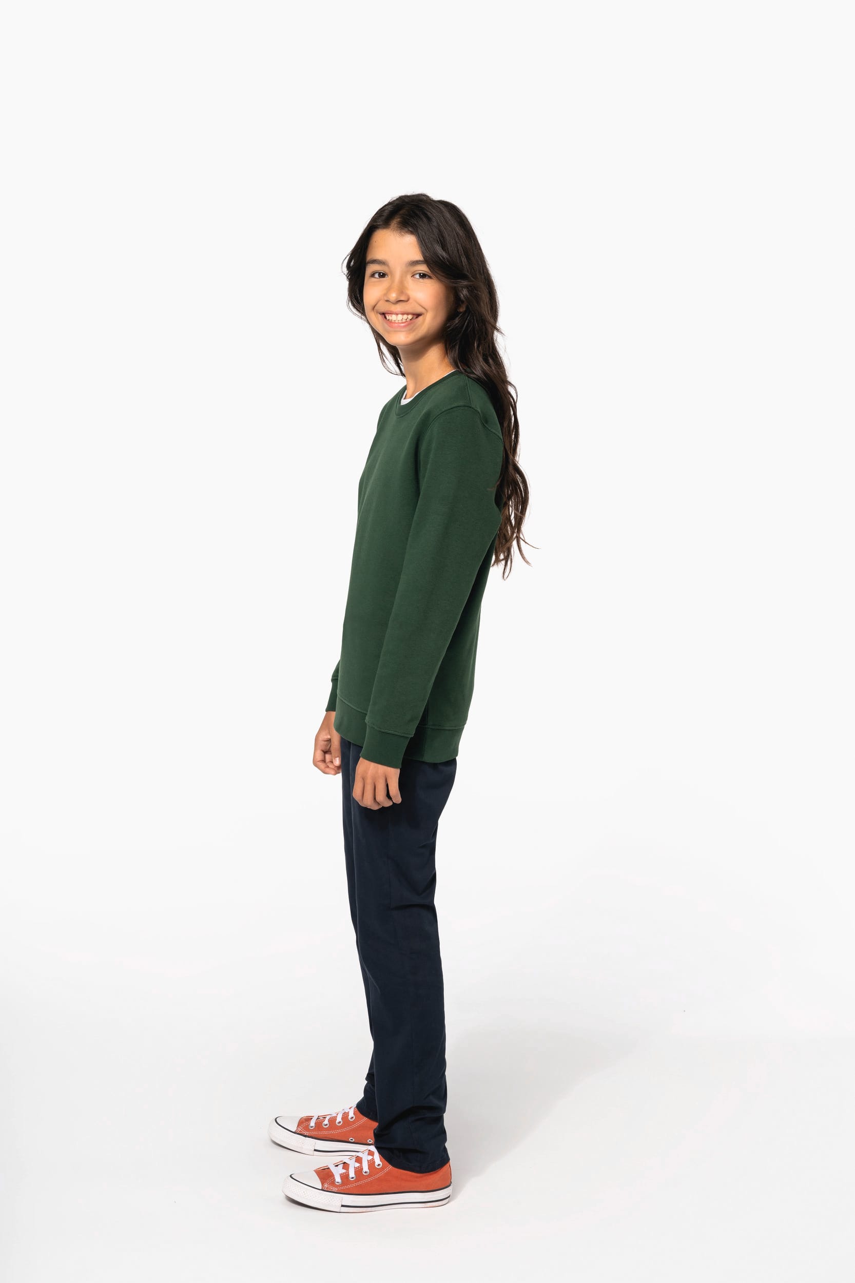 Sweat-shirt écoresponsable col rond enfant