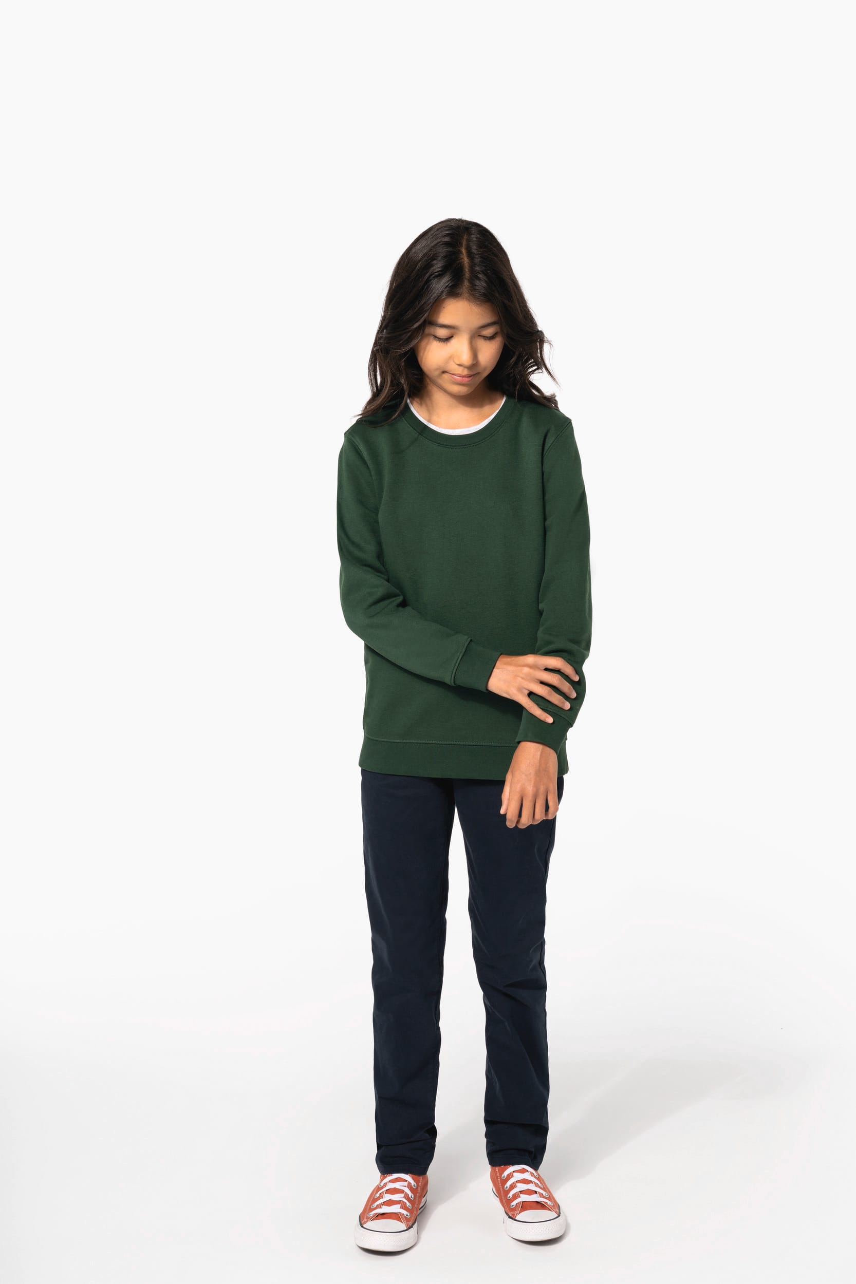 Sweat-shirt écoresponsable col rond enfant