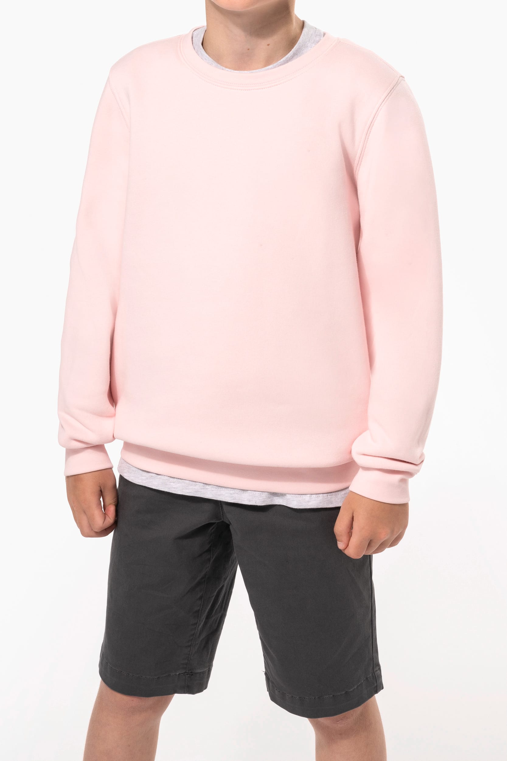 Sweat-shirt écoresponsable col rond enfant