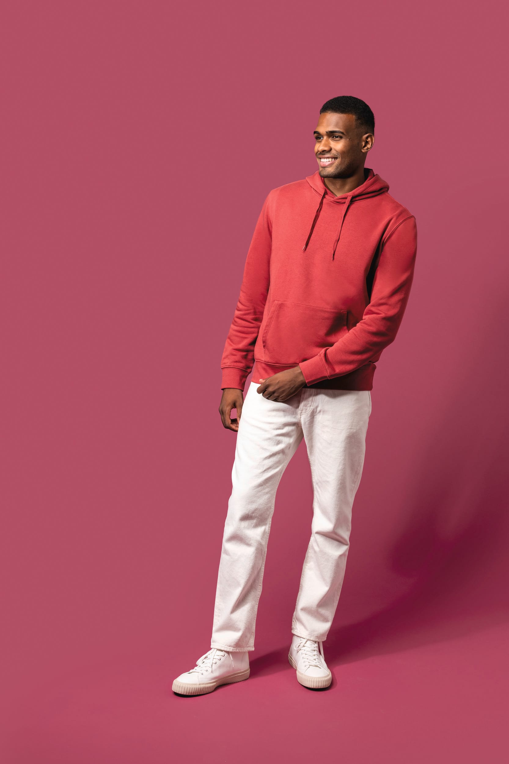 Sweat-shirt écoresponsable à capuche homme