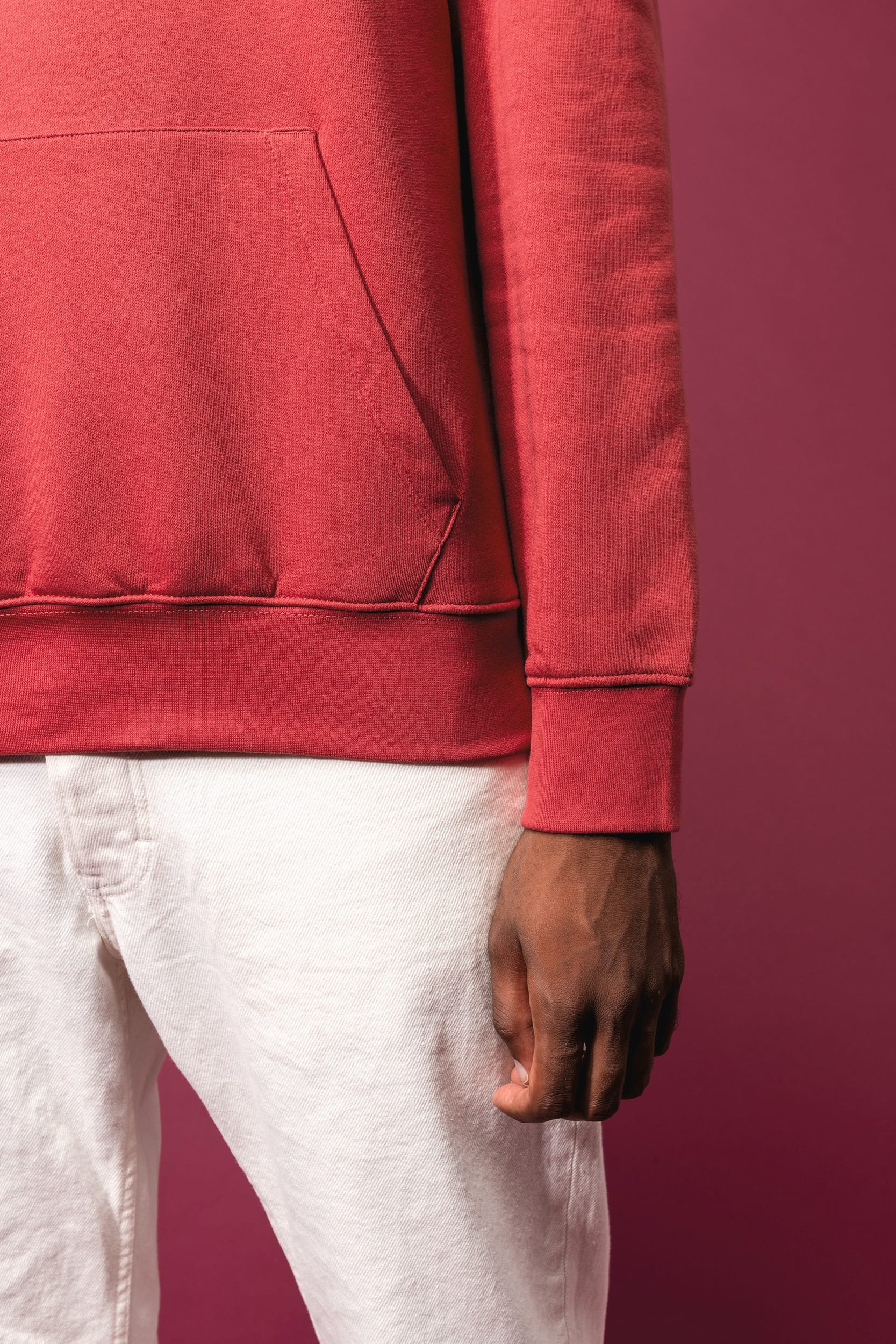 Sweat-shirt écoresponsable à capuche homme