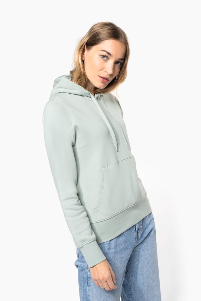 Sweat-shirt écoresponsable à capuche femme