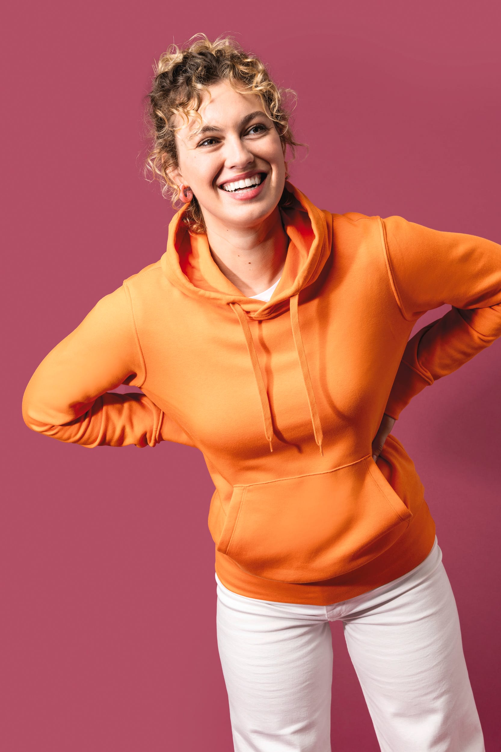 Sweat-shirt écoresponsable à capuche femme
