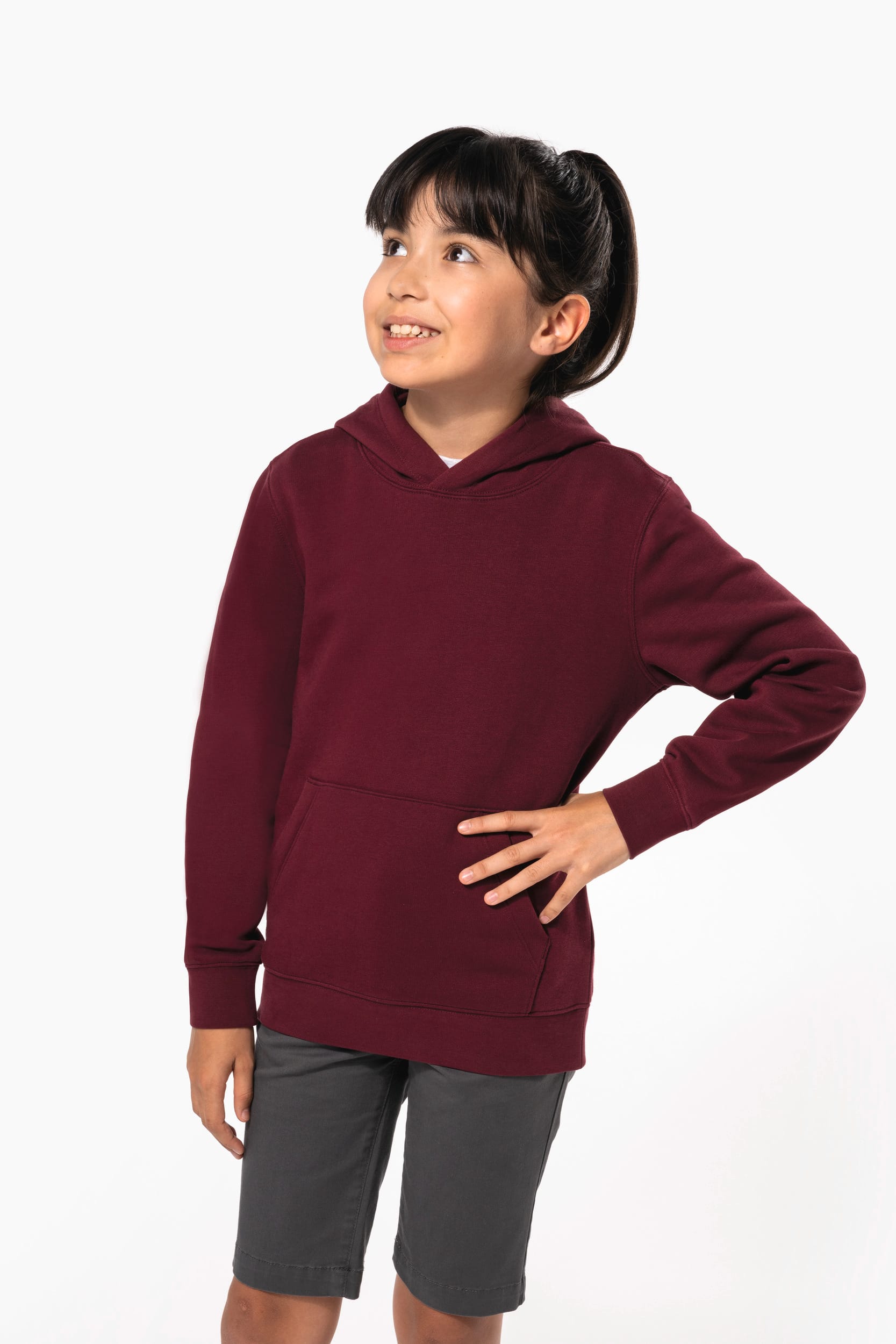 Sweat-shirt écoresponsable à capuche enfant
