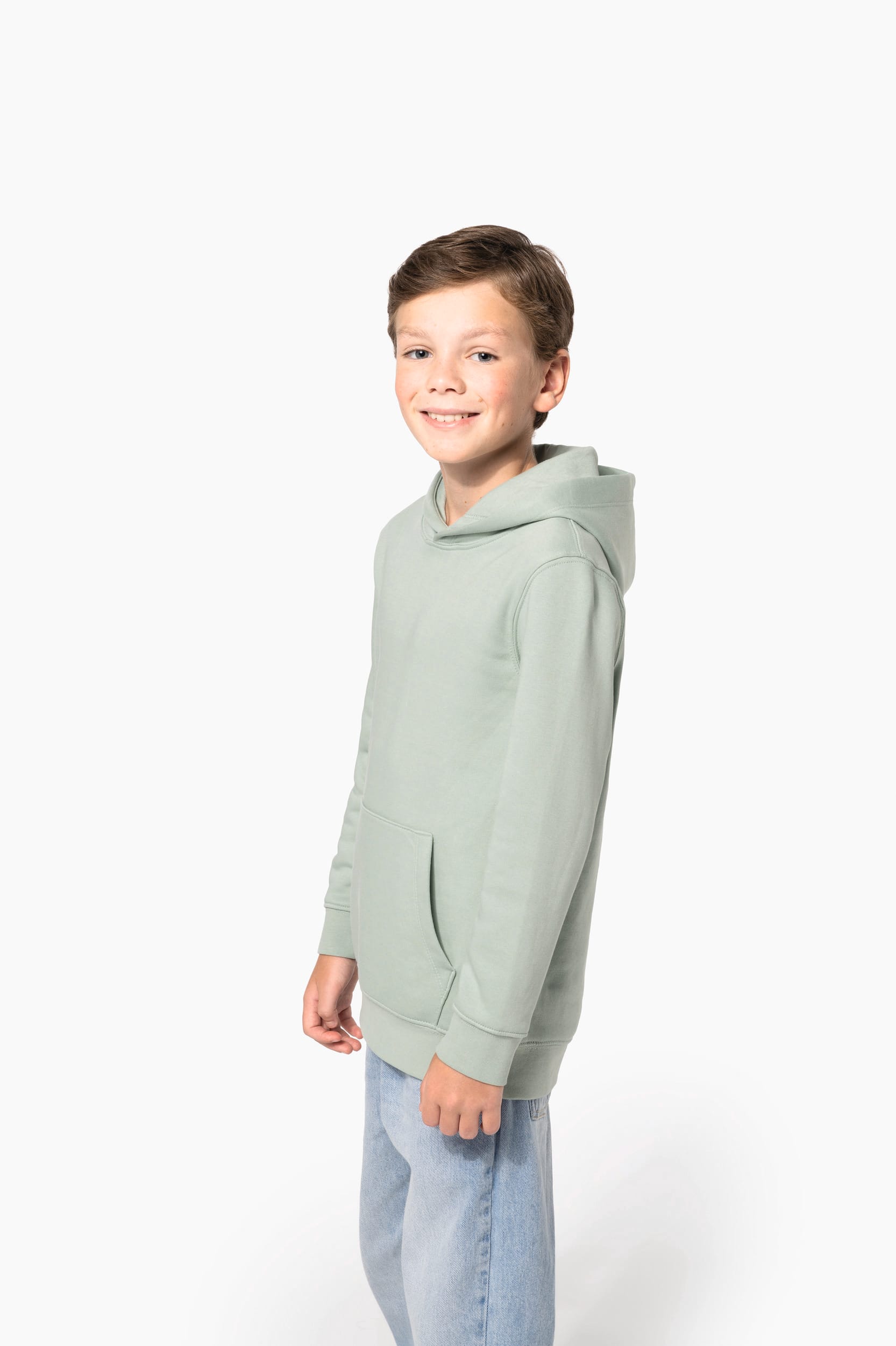 Sweat-shirt écoresponsable à capuche enfant - Image 6