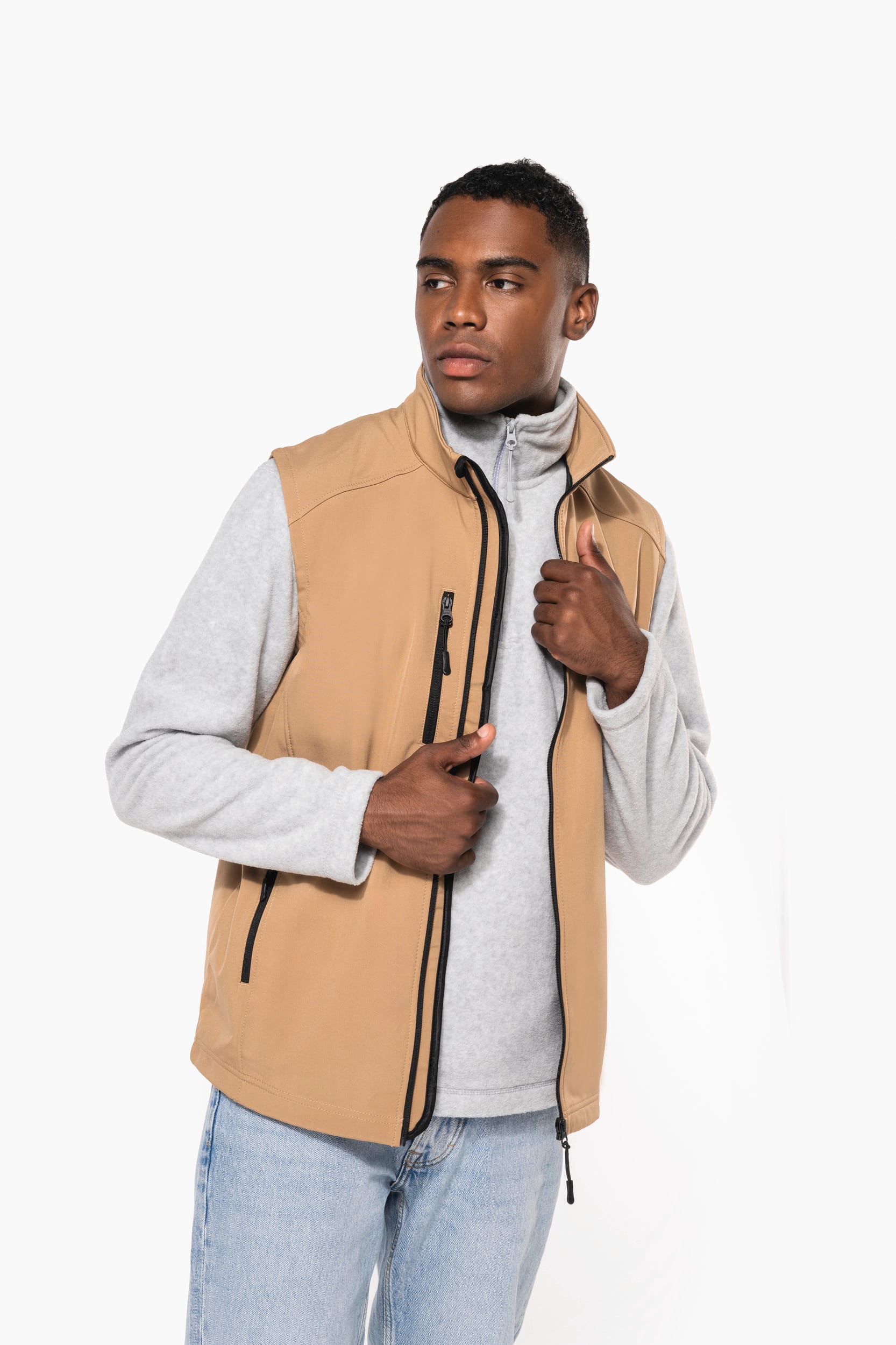 Chaleco softshell hombre