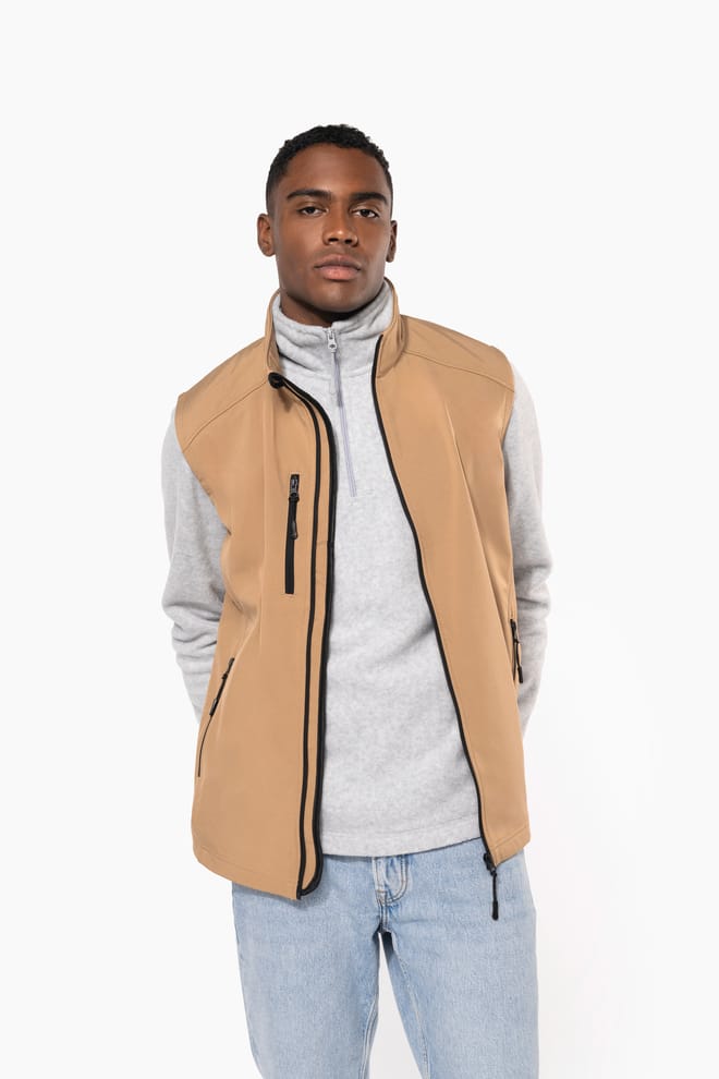 Men's softshell bodywarmer
