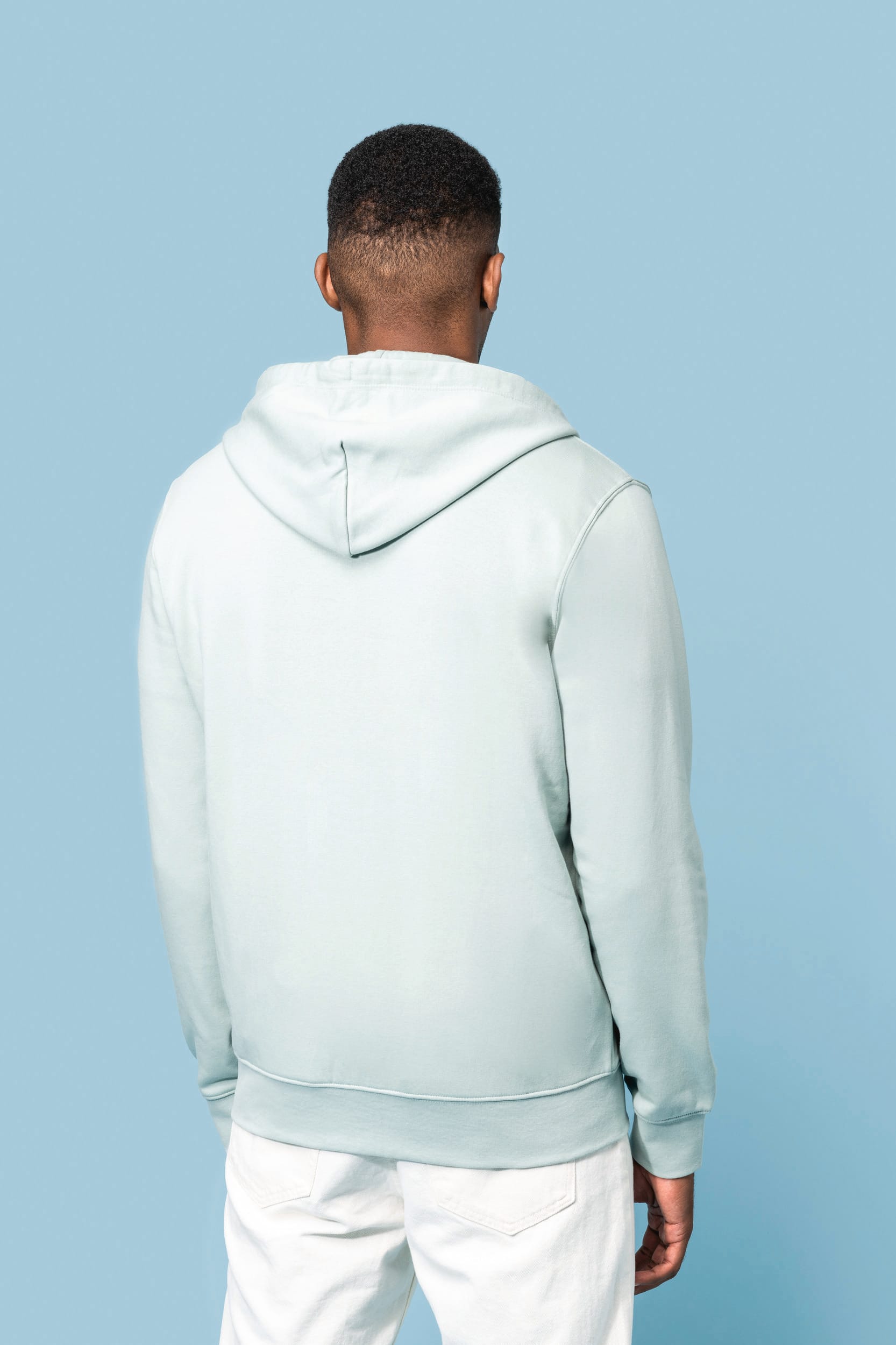 Sweat-shirt écoresponsable zippé à capuche homme