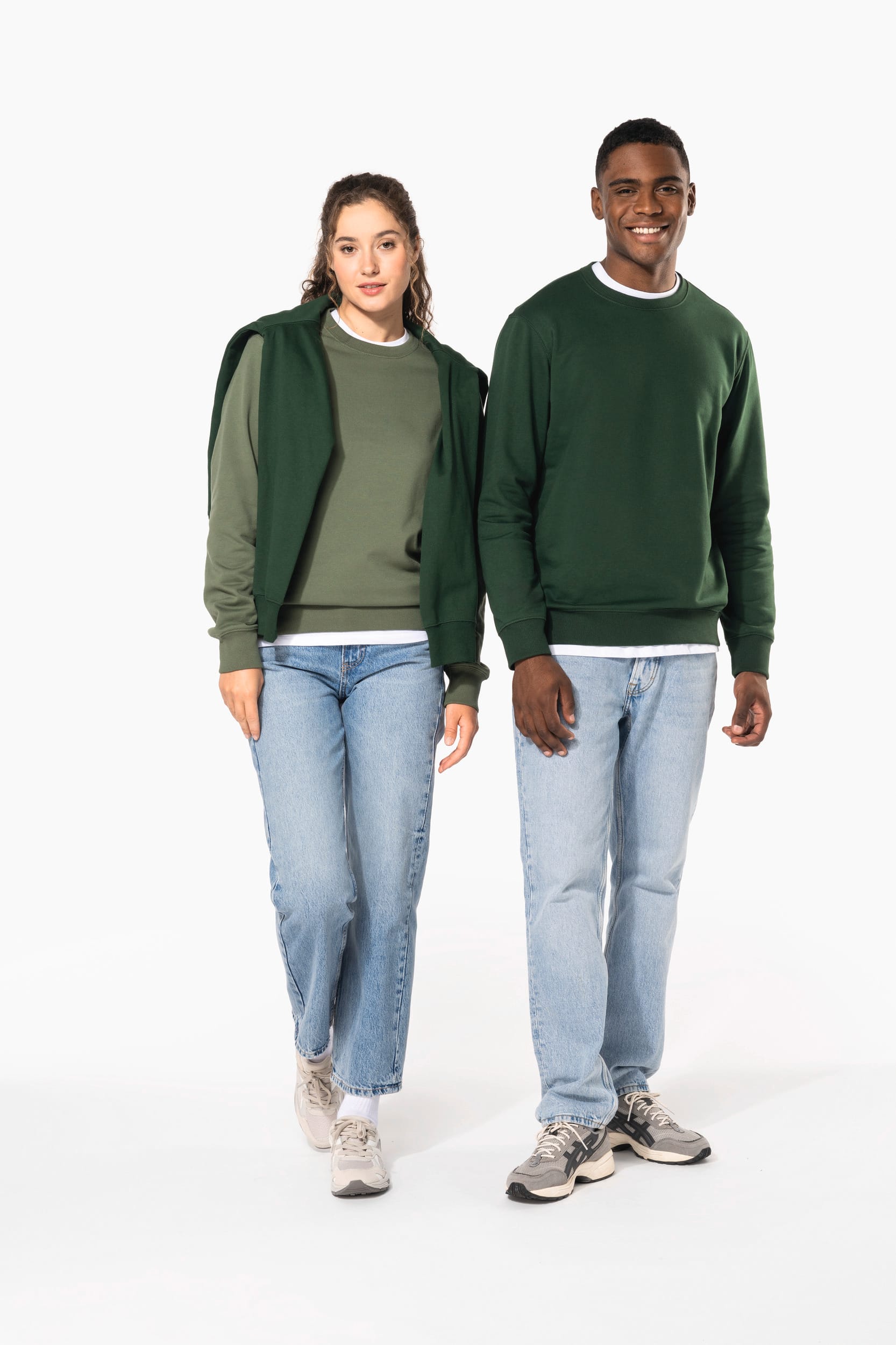 Sweat-shirt recyclé col rond unisexe - Image 7