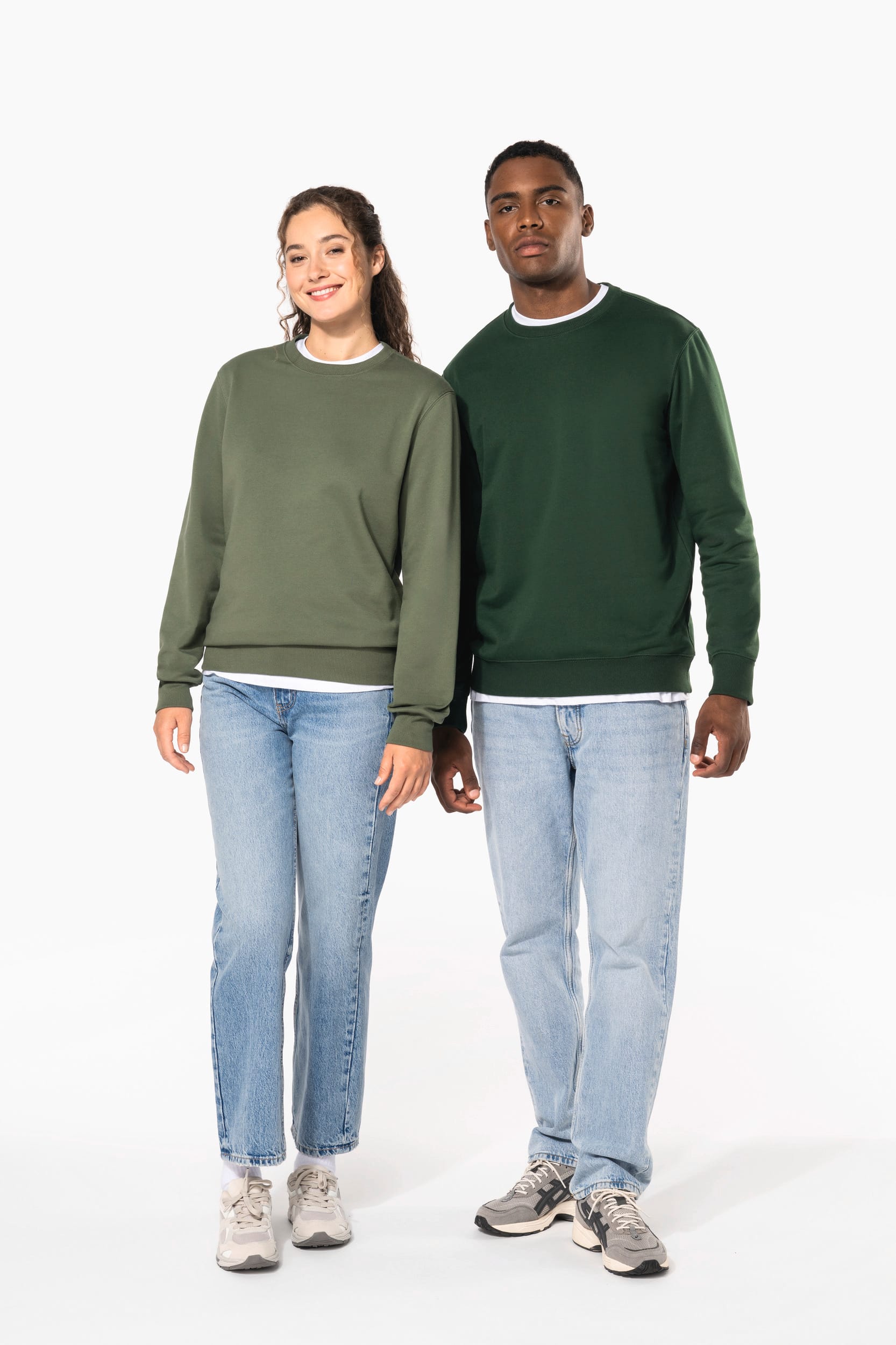 Sweat-shirt recyclé col rond unisexe - Image 13