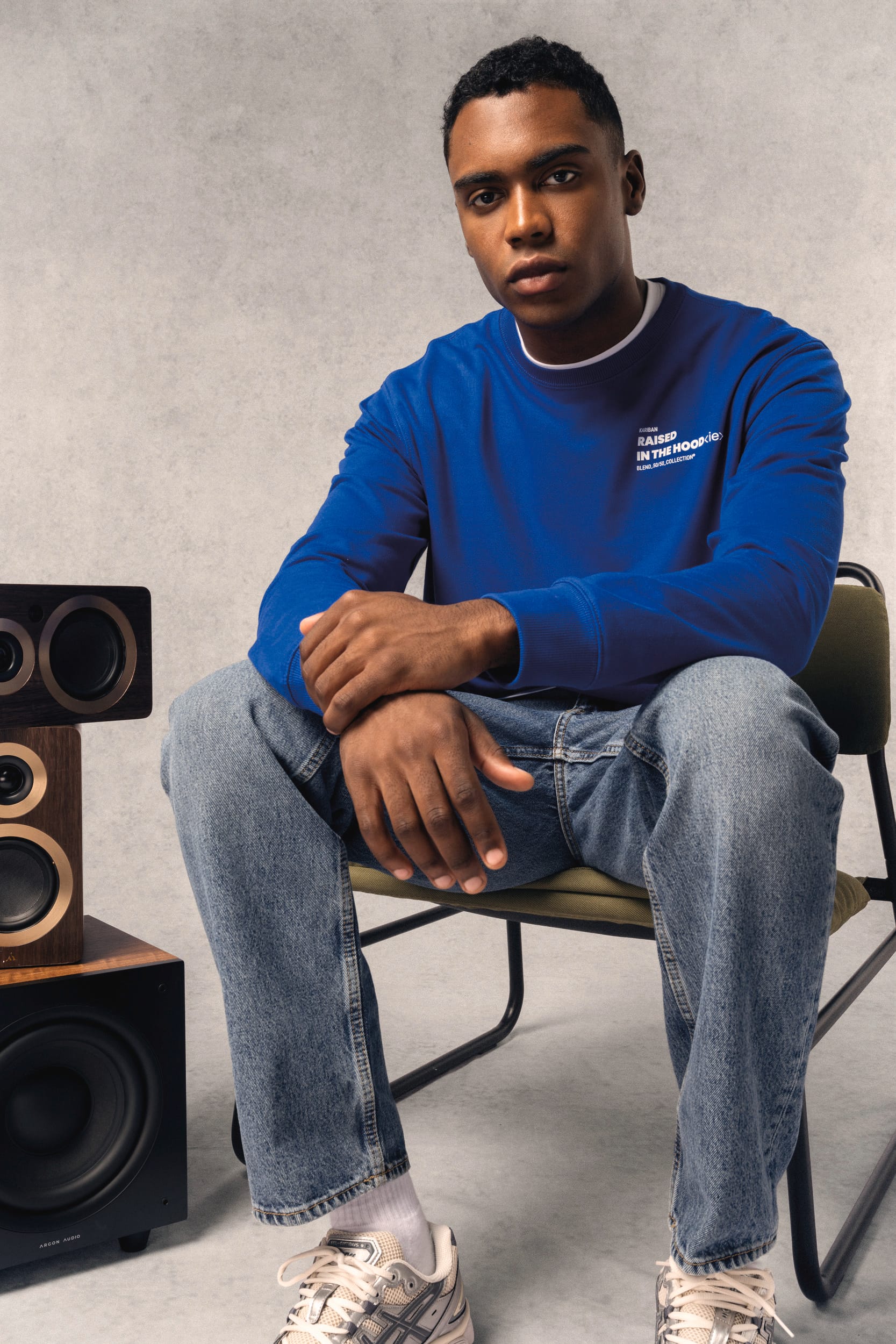 Sweat-shirt recyclé col rond unisexe - Image 19