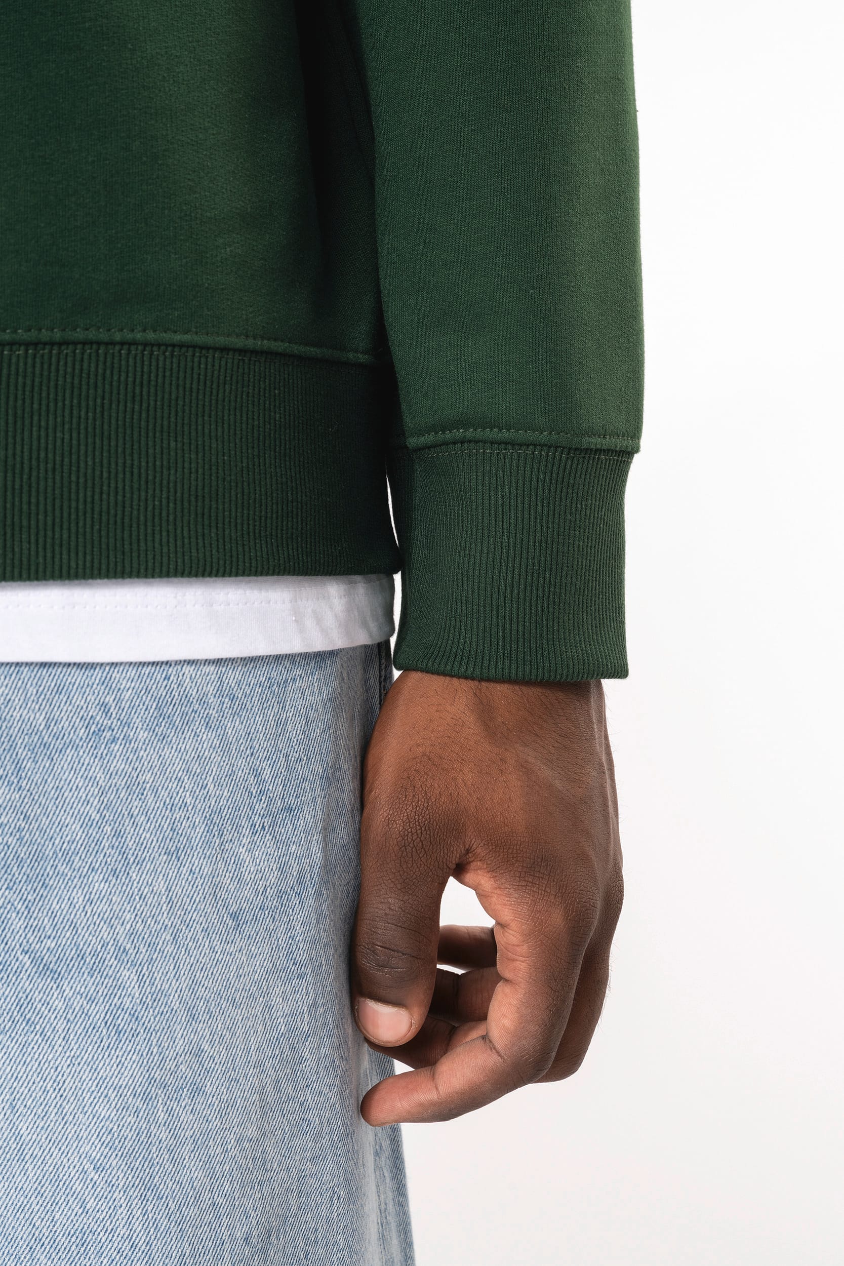 Sweat-shirt recyclé col rond unisexe - Image 5