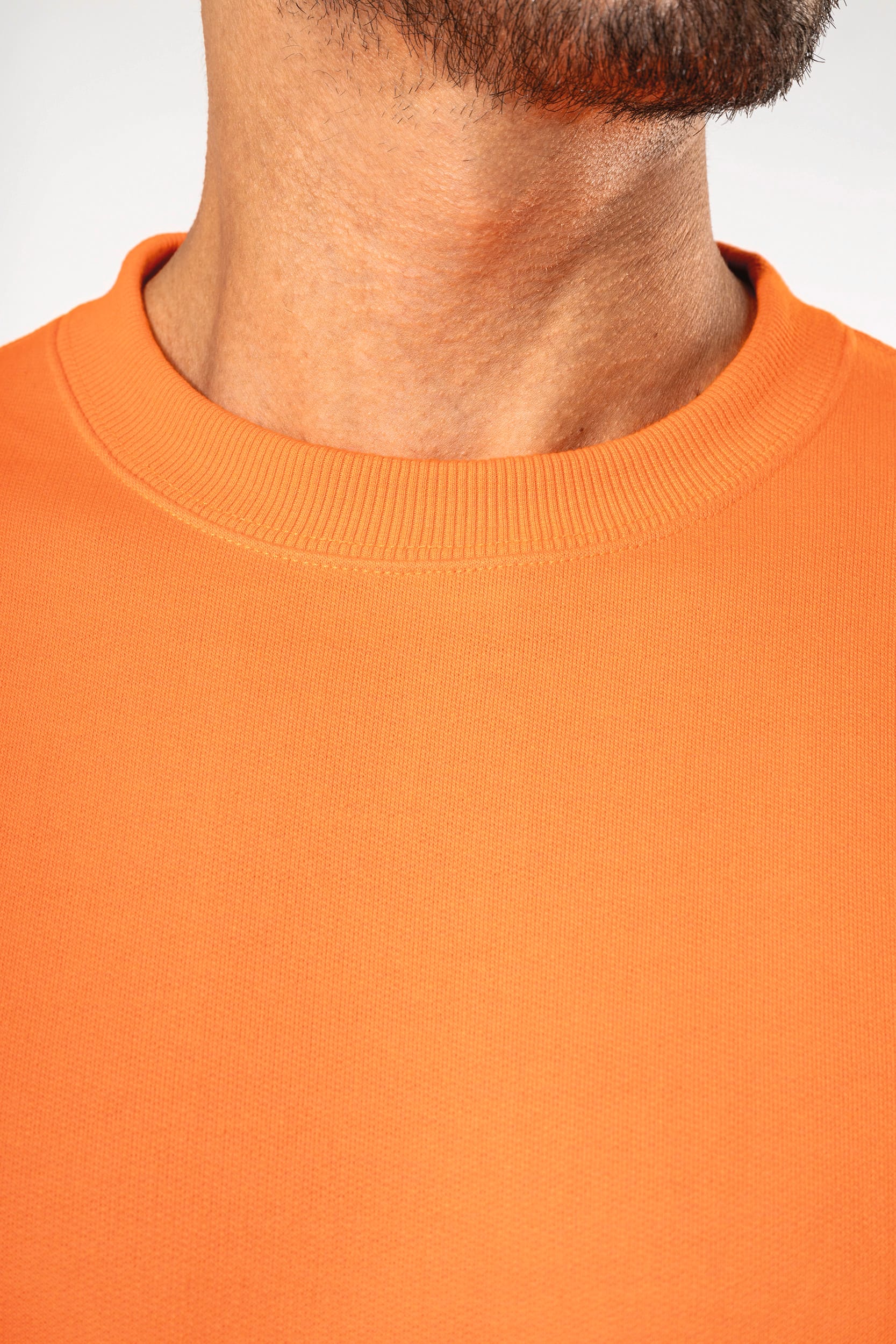 Sudadera cuello redondo reciclada unisex