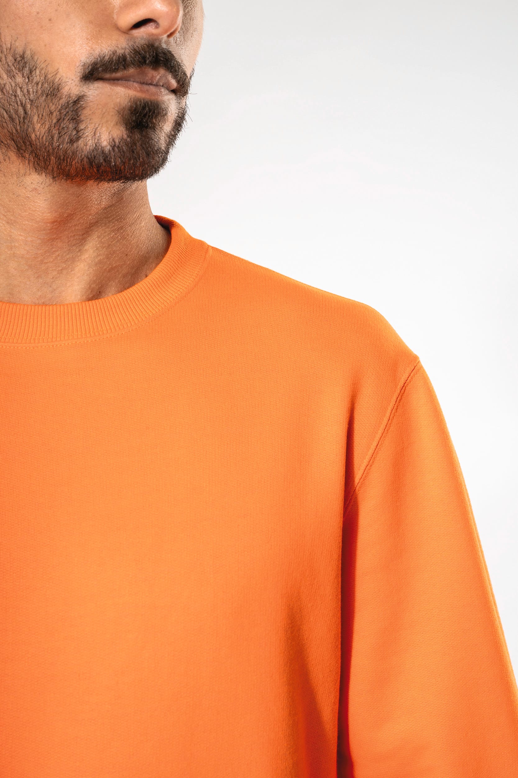 Sudadera cuello redondo reciclada unisex