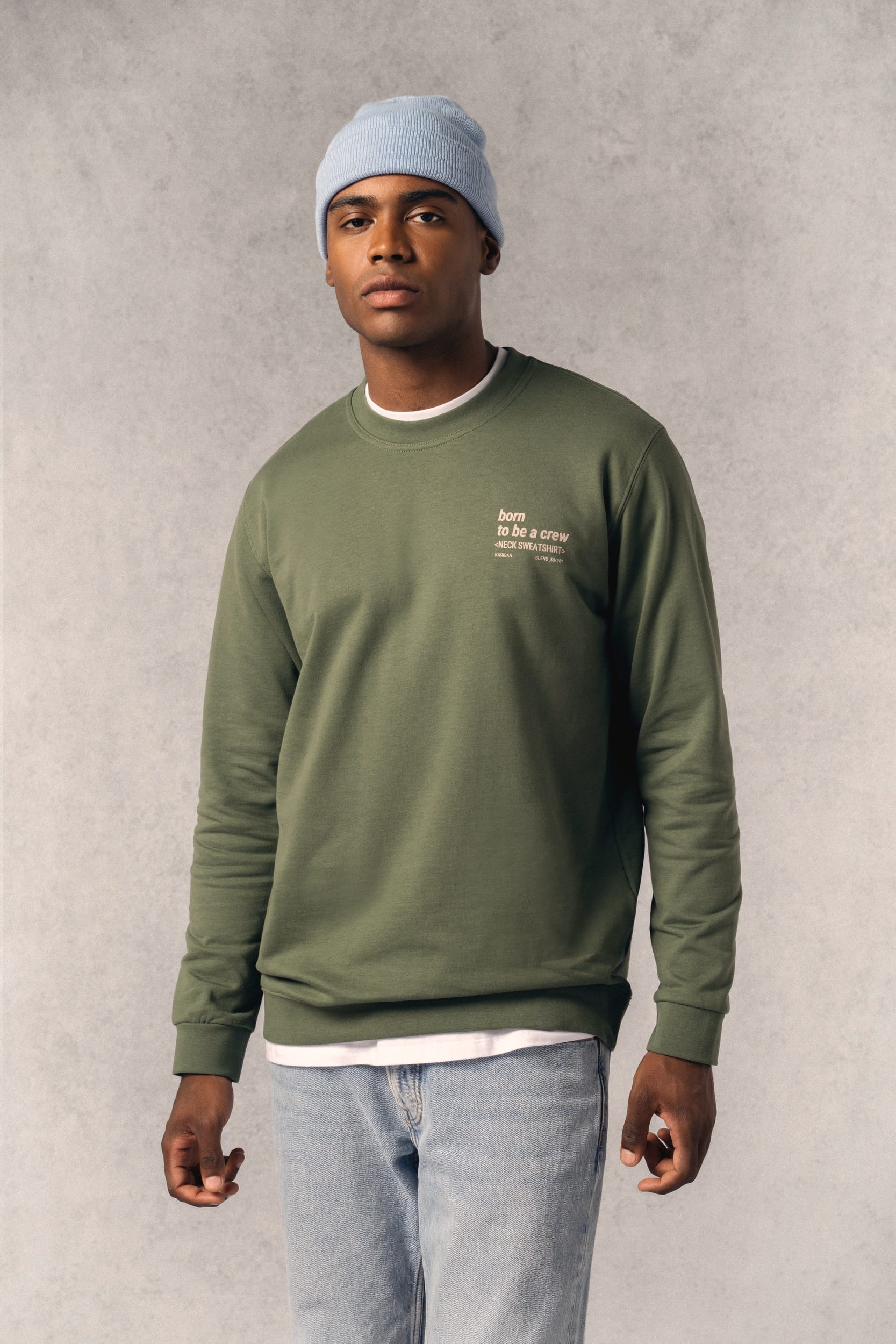 Sweat-shirt recyclé col rond unisexe - Image 15