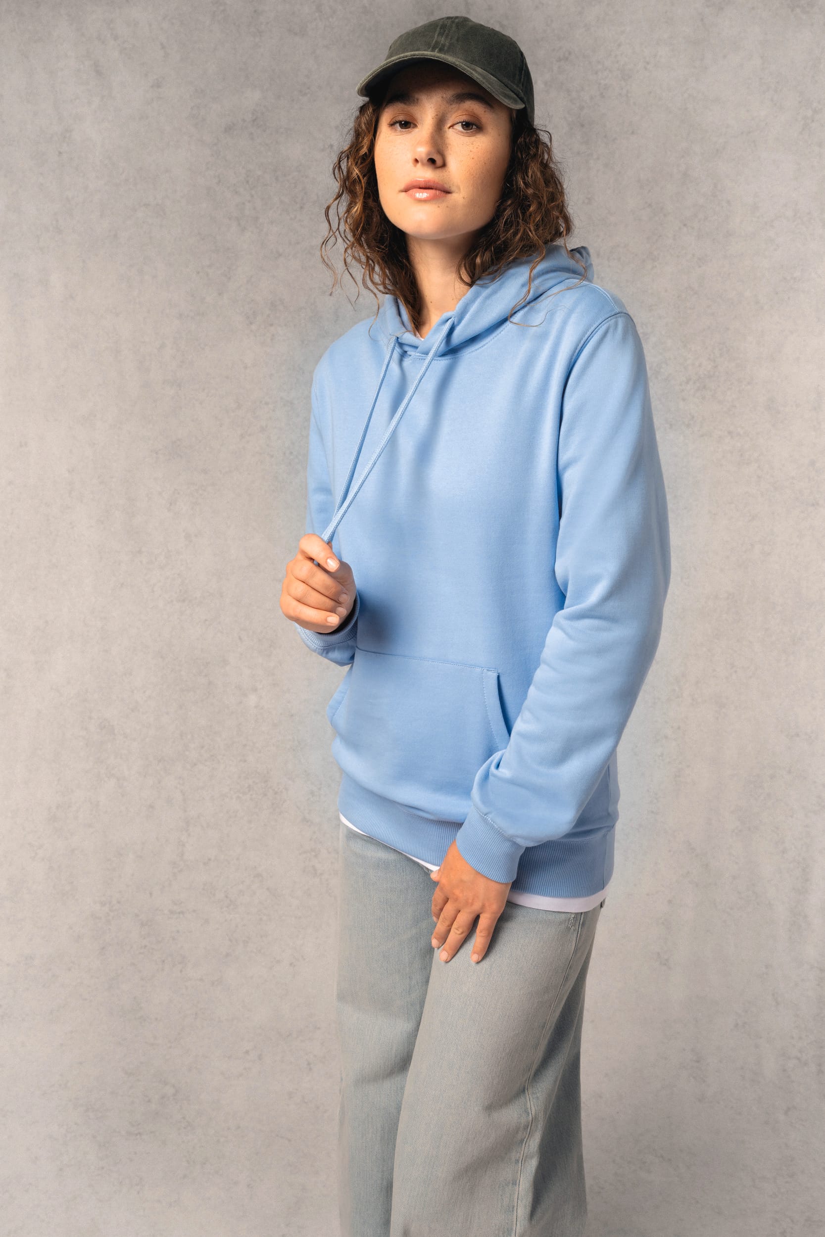 Sweat-shirt recyclé à capuche unisexe - Image 26