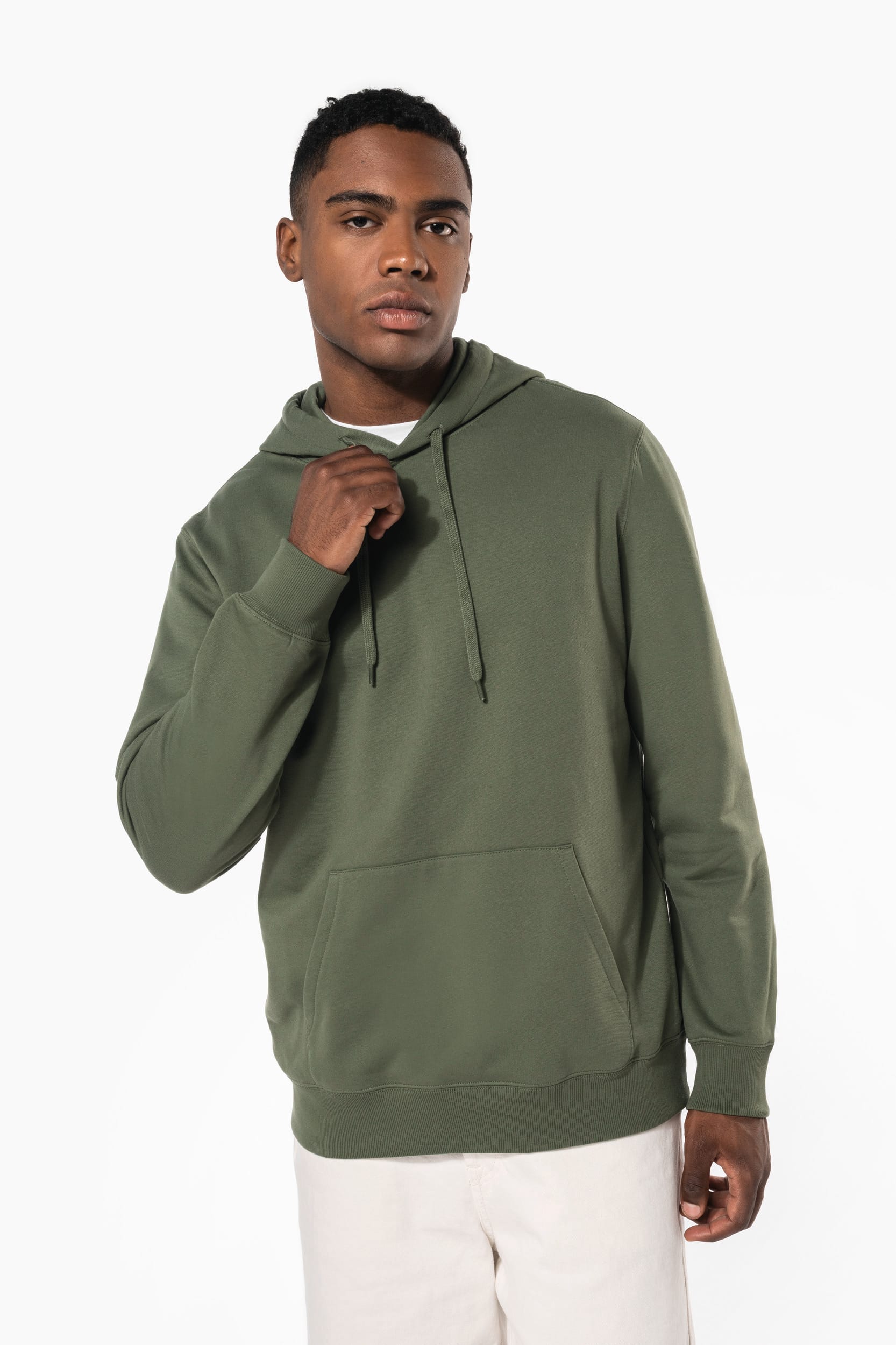 Sweat-shirt recyclé à capuche unisexe - Image 4