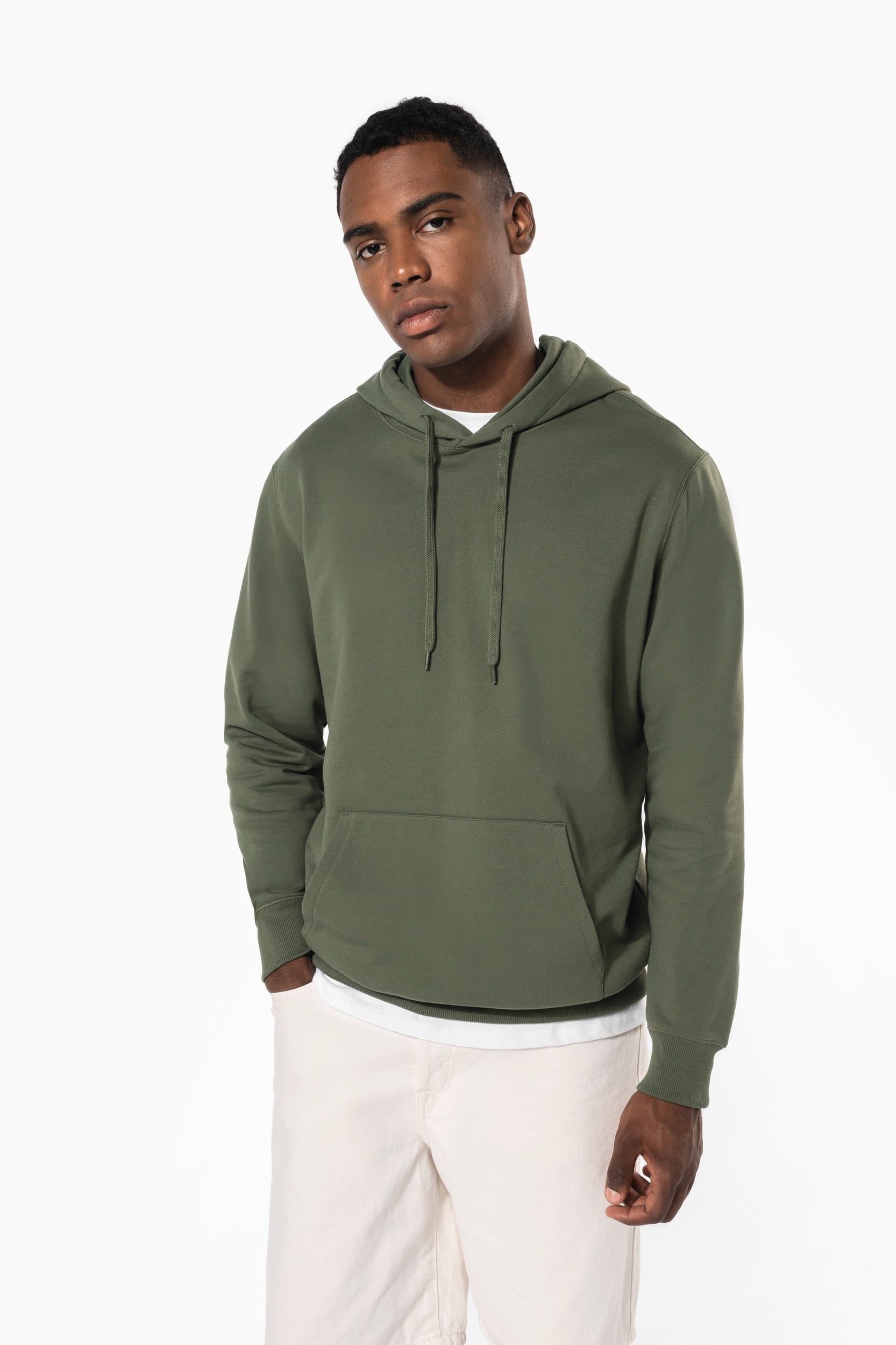 Sweat-shirt recyclé à capuche unisexe - Image 12