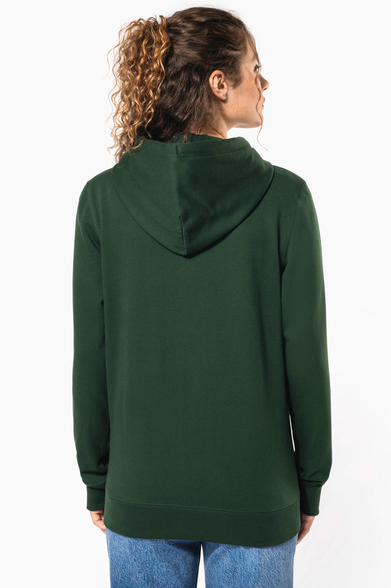 Sweat-shirt recyclé zippé à capuche unisexe - Image 8