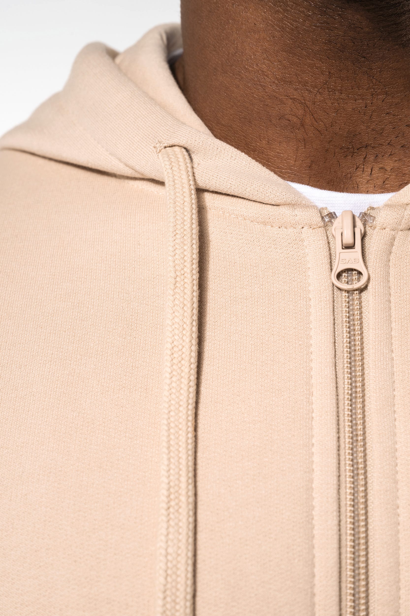 Sweat-shirt recyclé zippé à capuche unisexe - Image 5