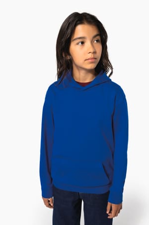 Gerecyclede kindersweater met capuchon