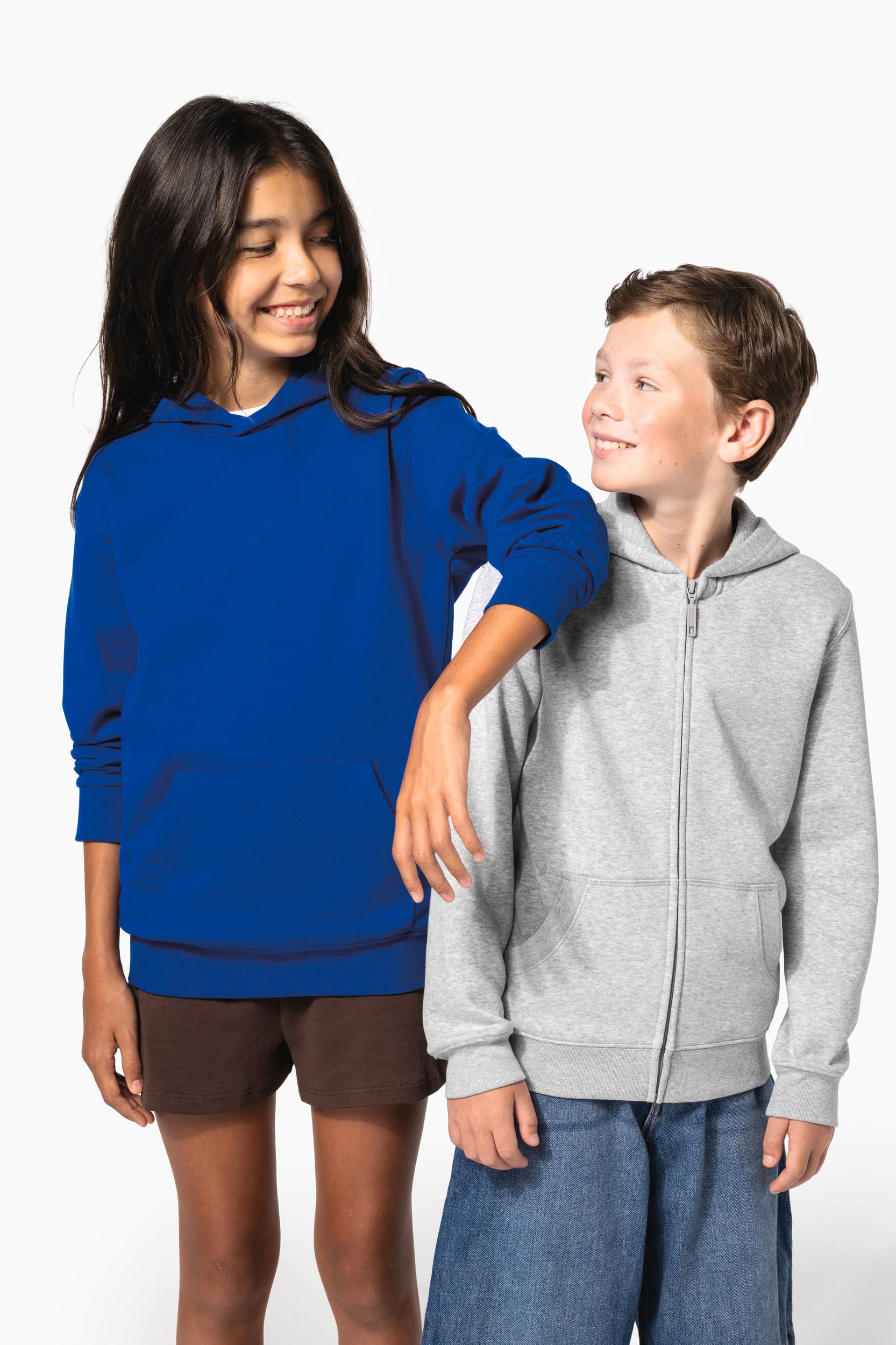 Sweat-shirt recyclé à capuche enfant - Image 14