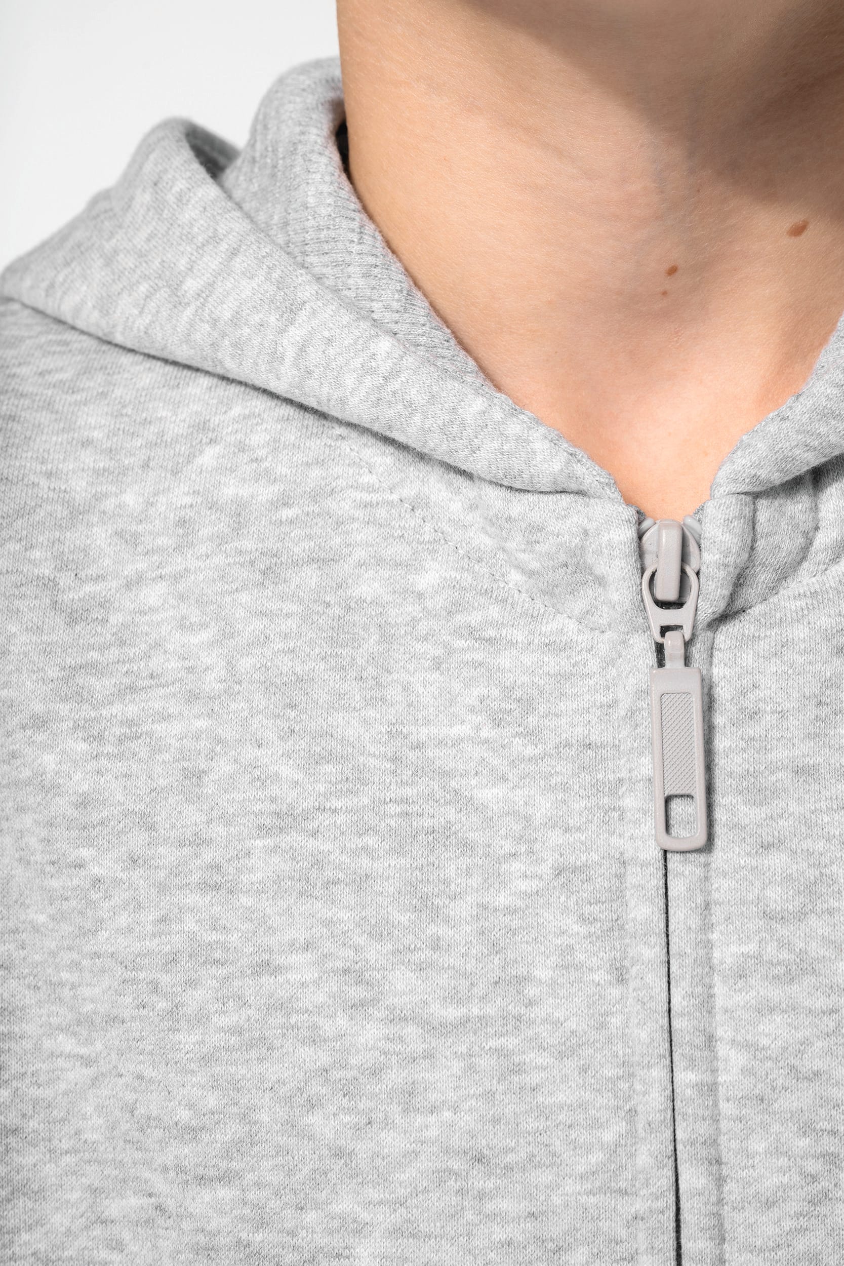 Sweat-shirt recyclé zippé à capuche enfant - Image 4