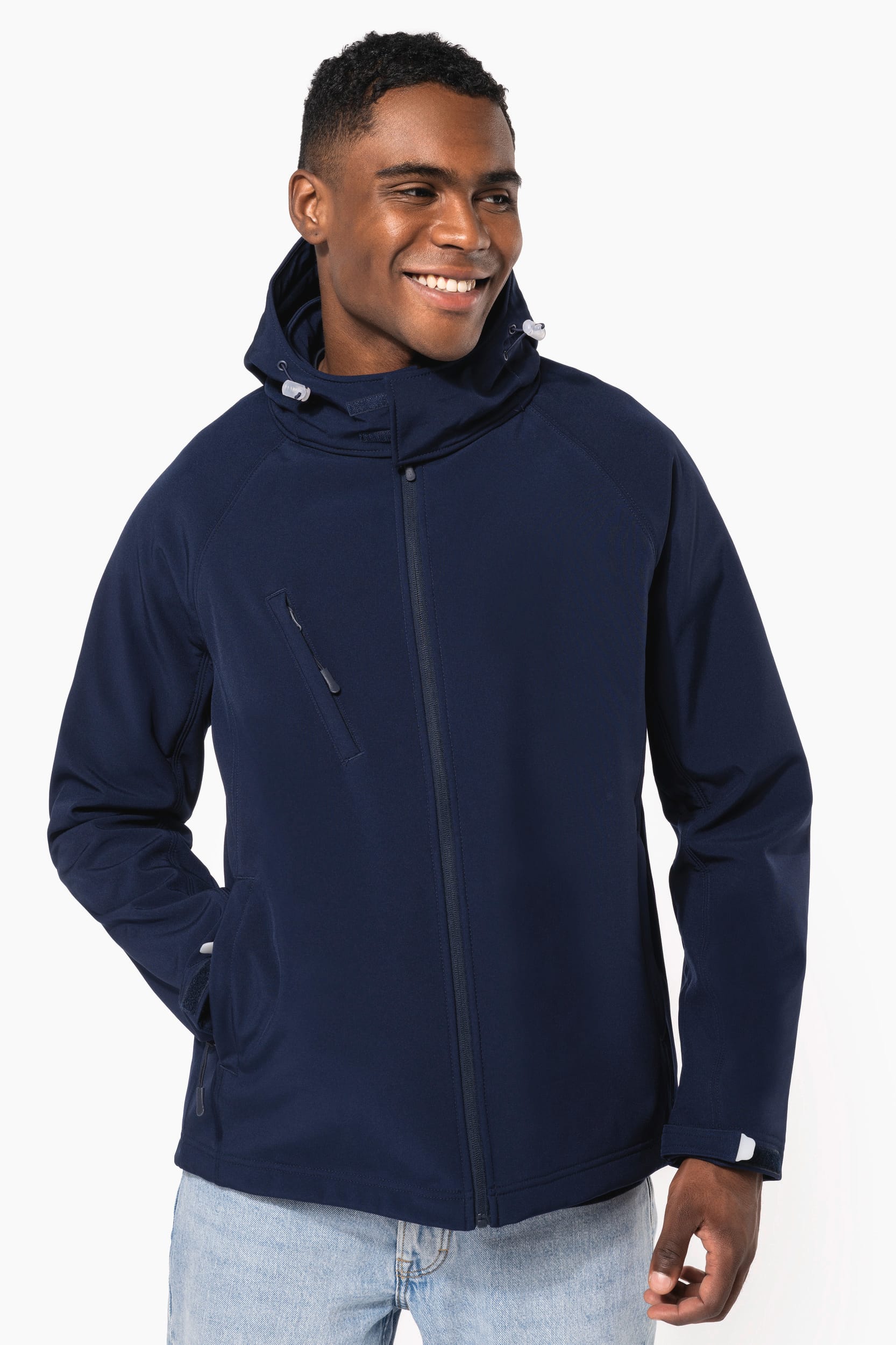 Veste softshell à capuche amovible homme - Image 1