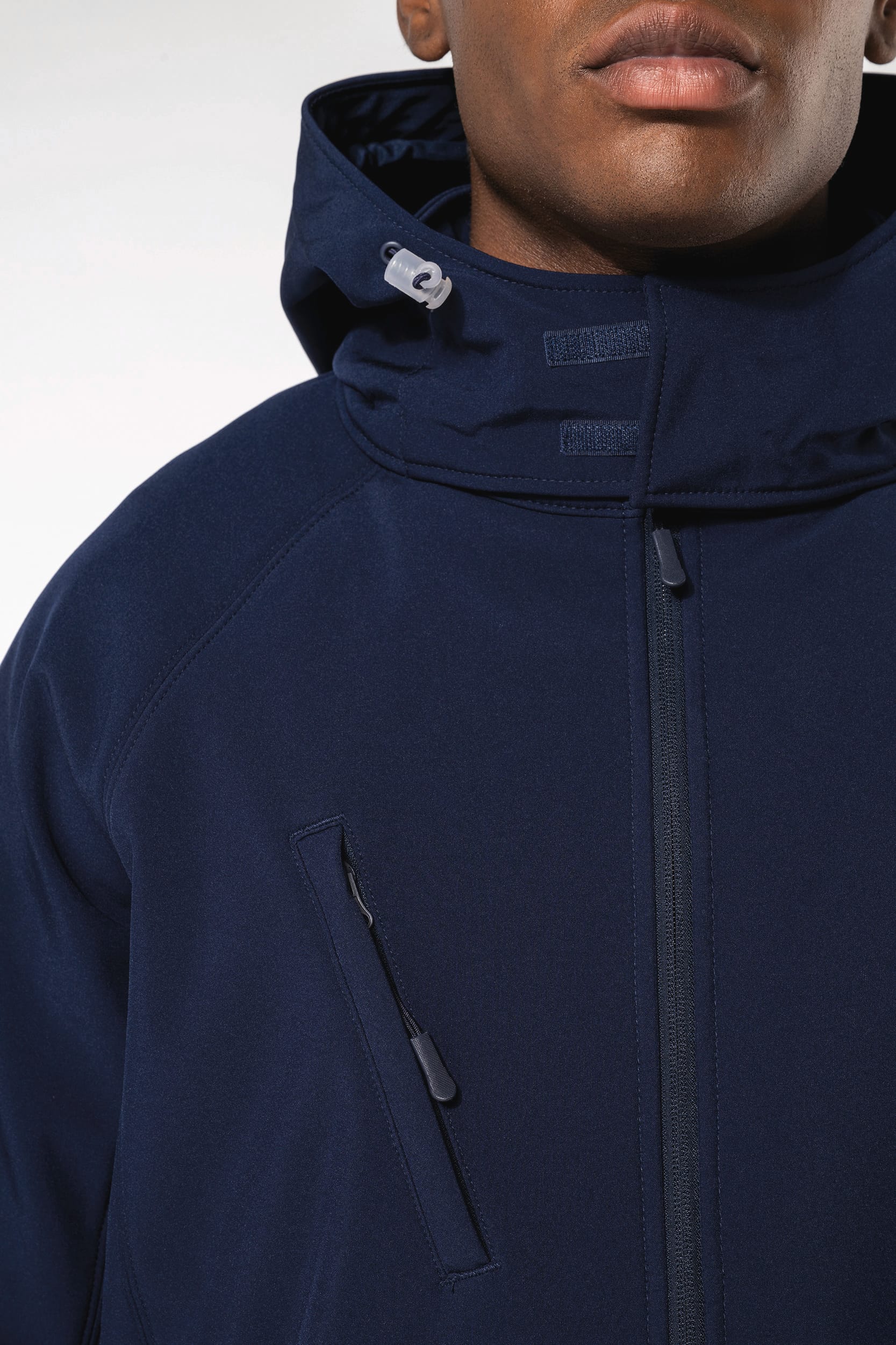 Veste softshell à capuche amovible homme - Image 3