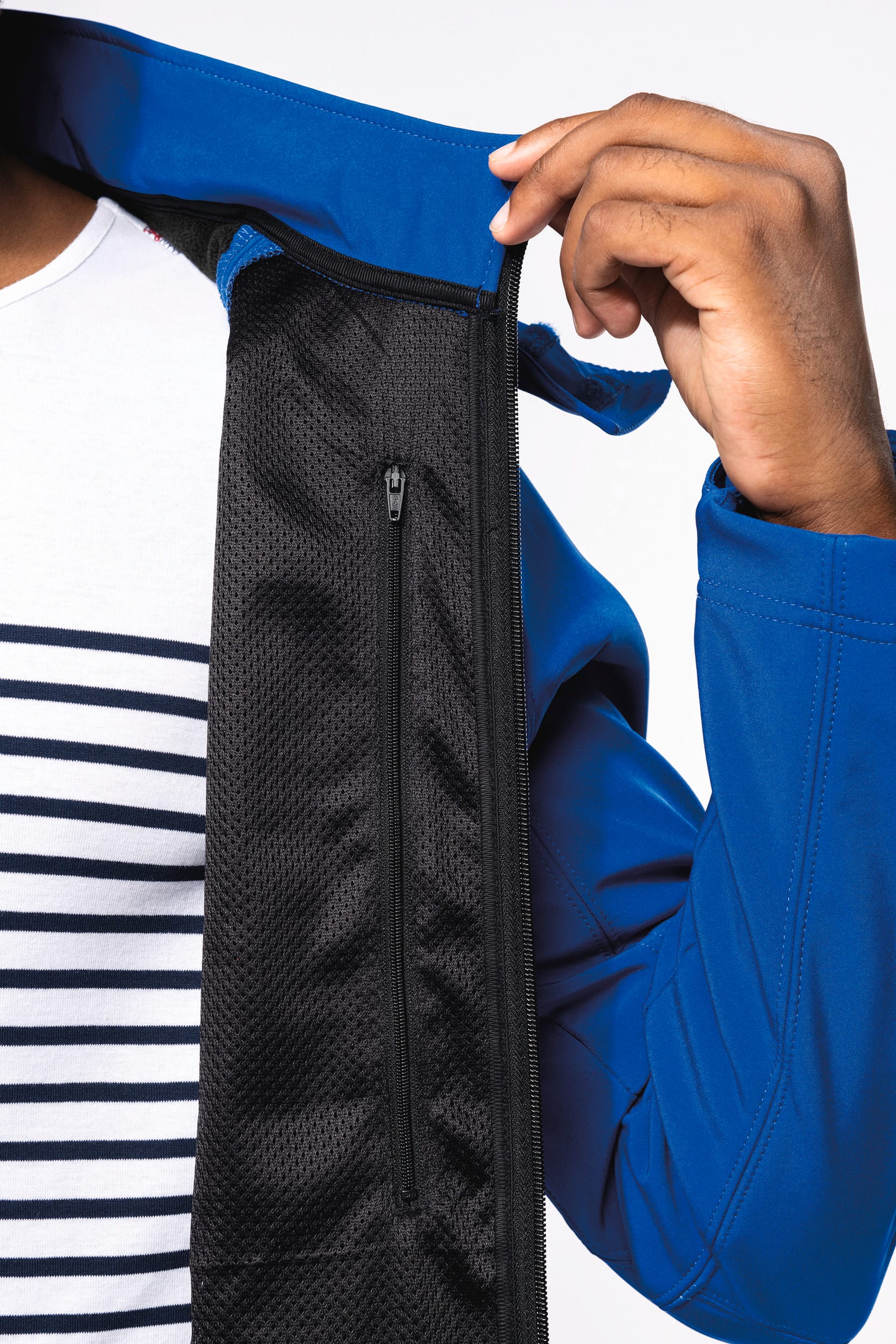 Men's detachable hooded softshell jacket - Kariban