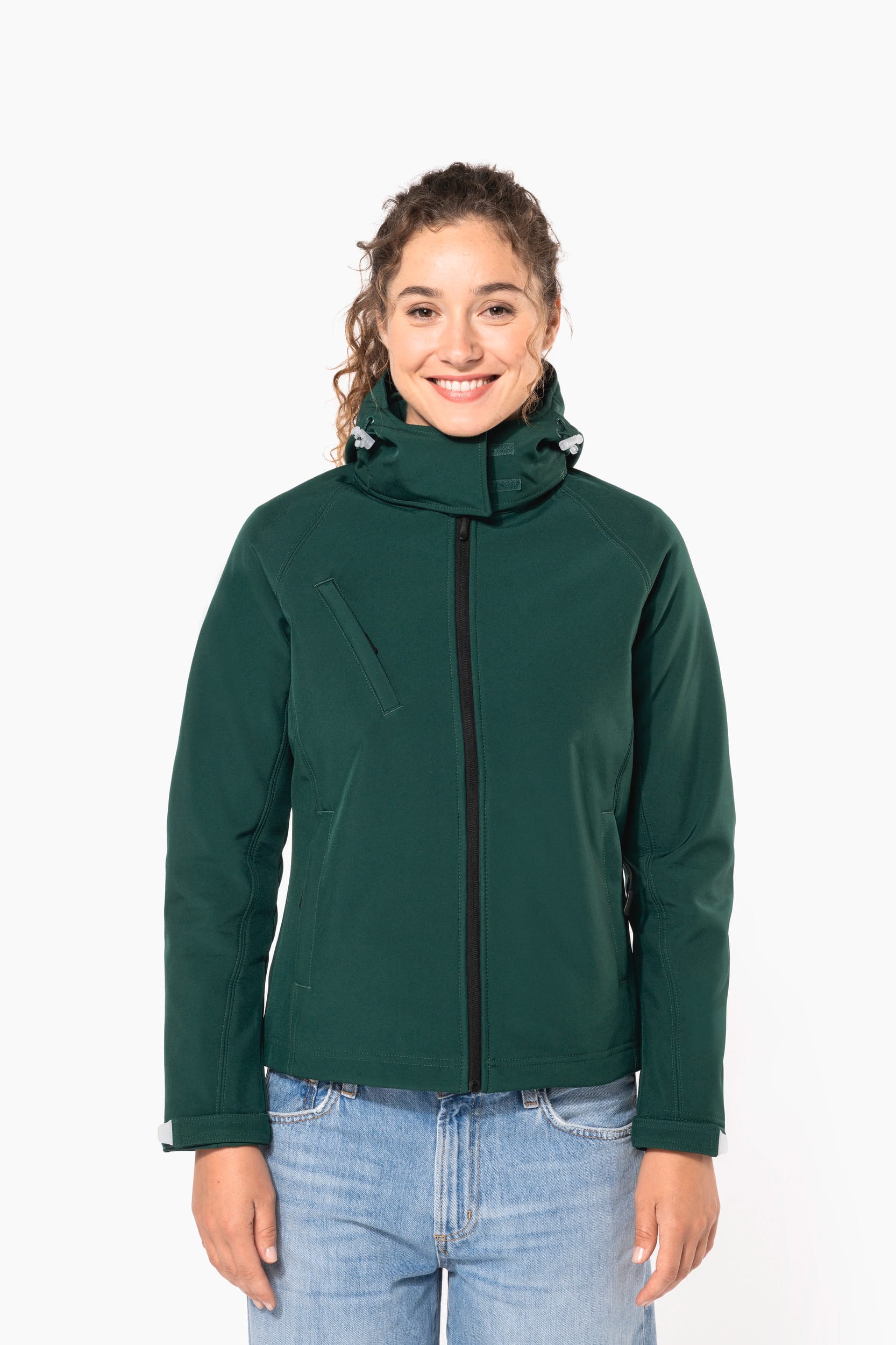 Veste softshell à capuche amovible femme - Image 1