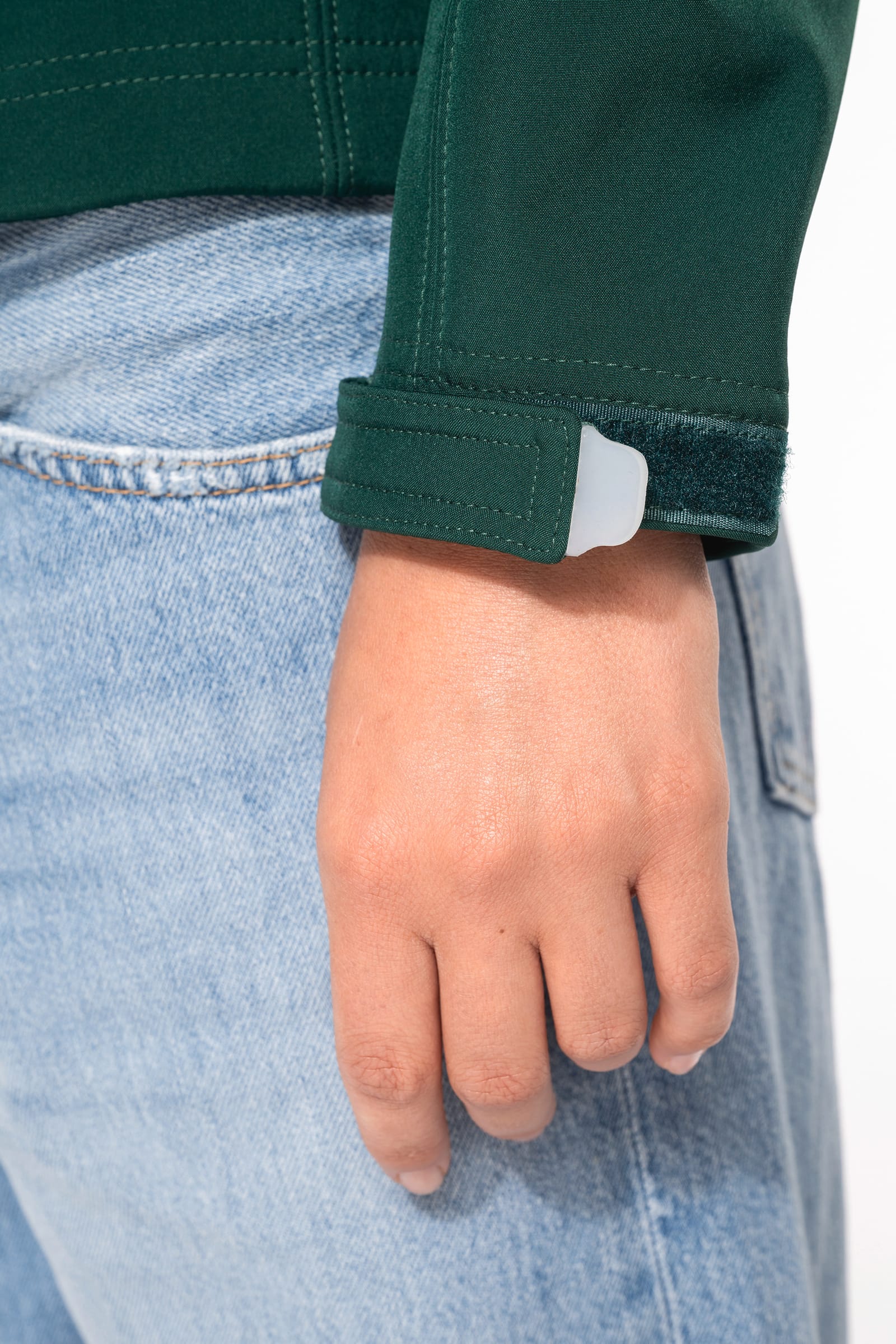 Dames softshell jas met afneembare capuchon