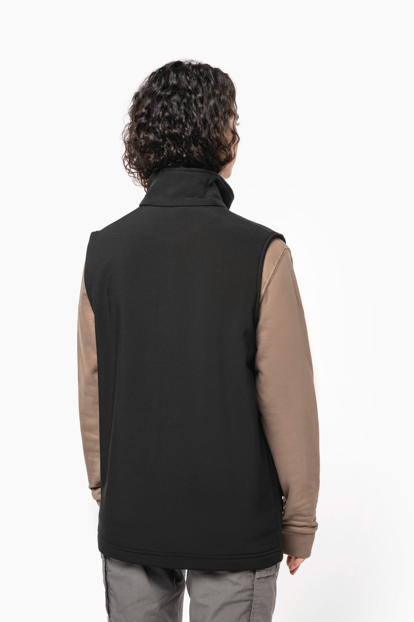 Colete softshell 2 camadas eco-responsável unissexo