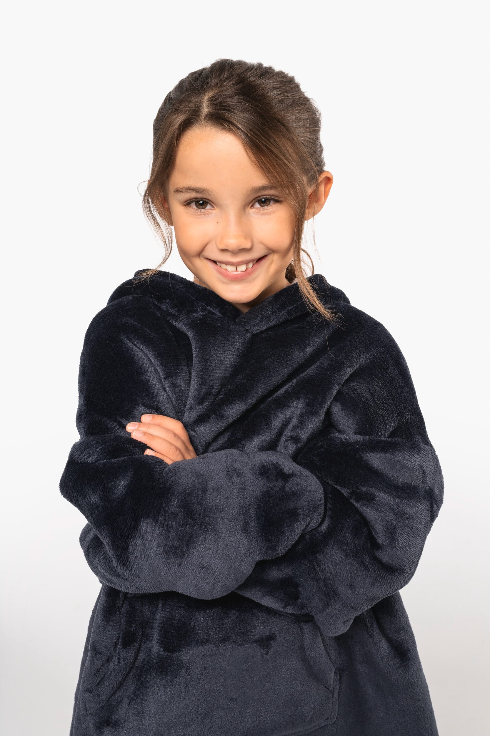 Poncho tipo manta infantil