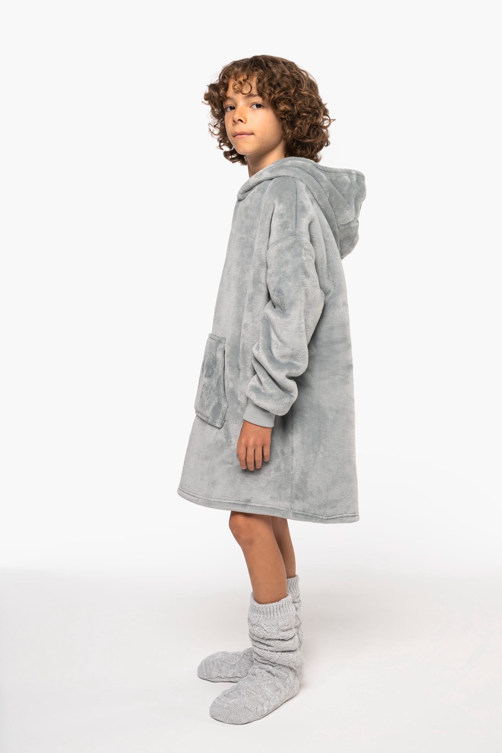 Poncho tipo manta infantil