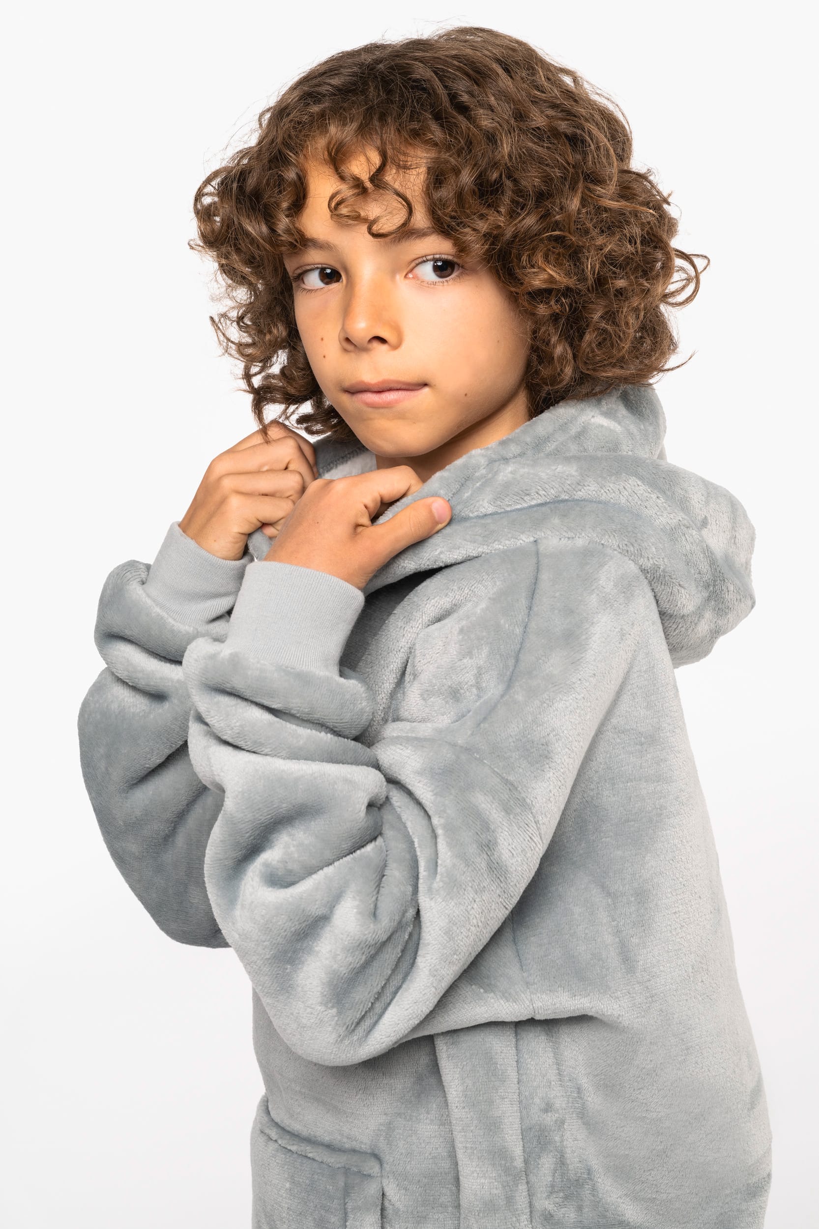 Poncho tipo manta infantil