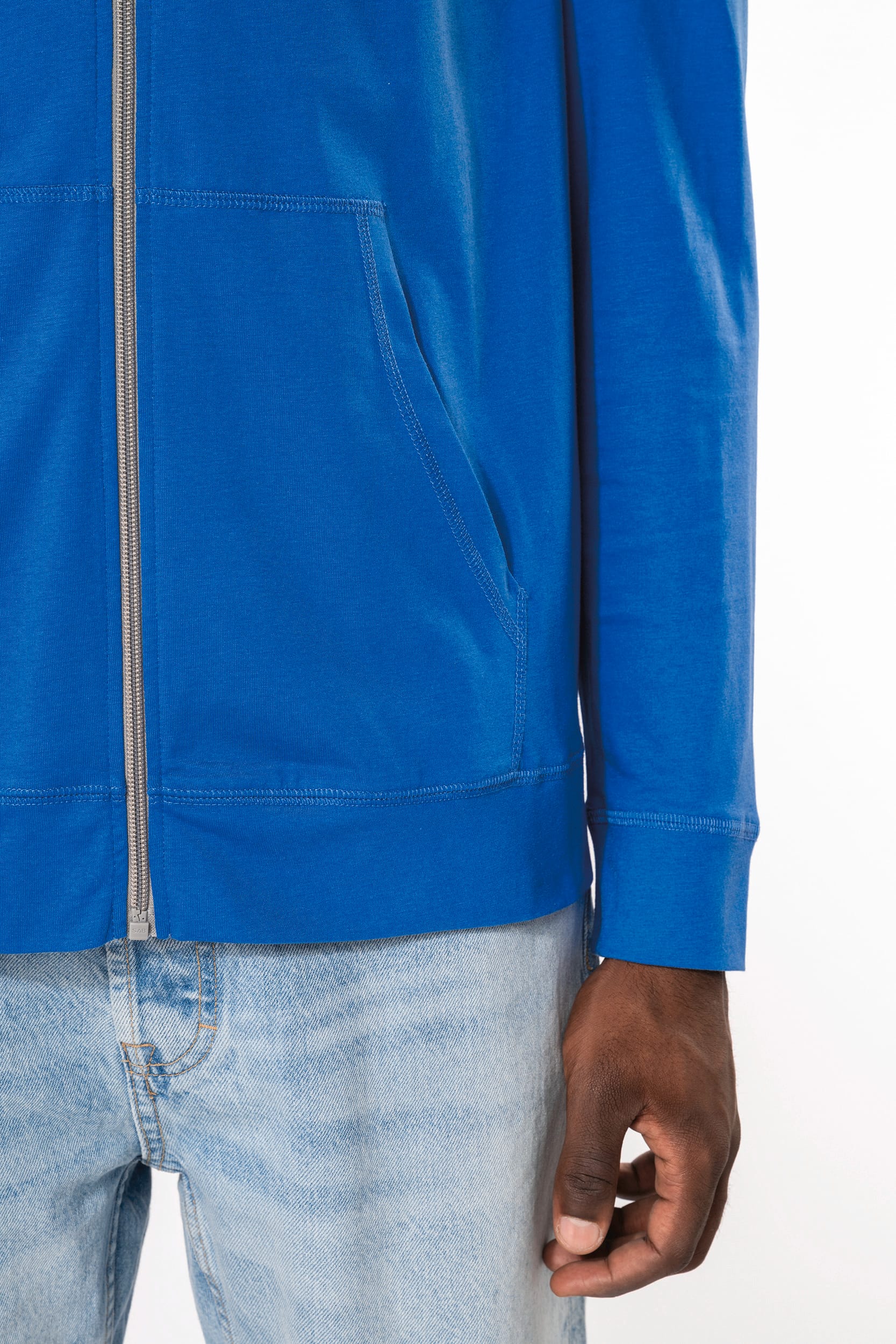 Veste coton légère à capuche - Image 6