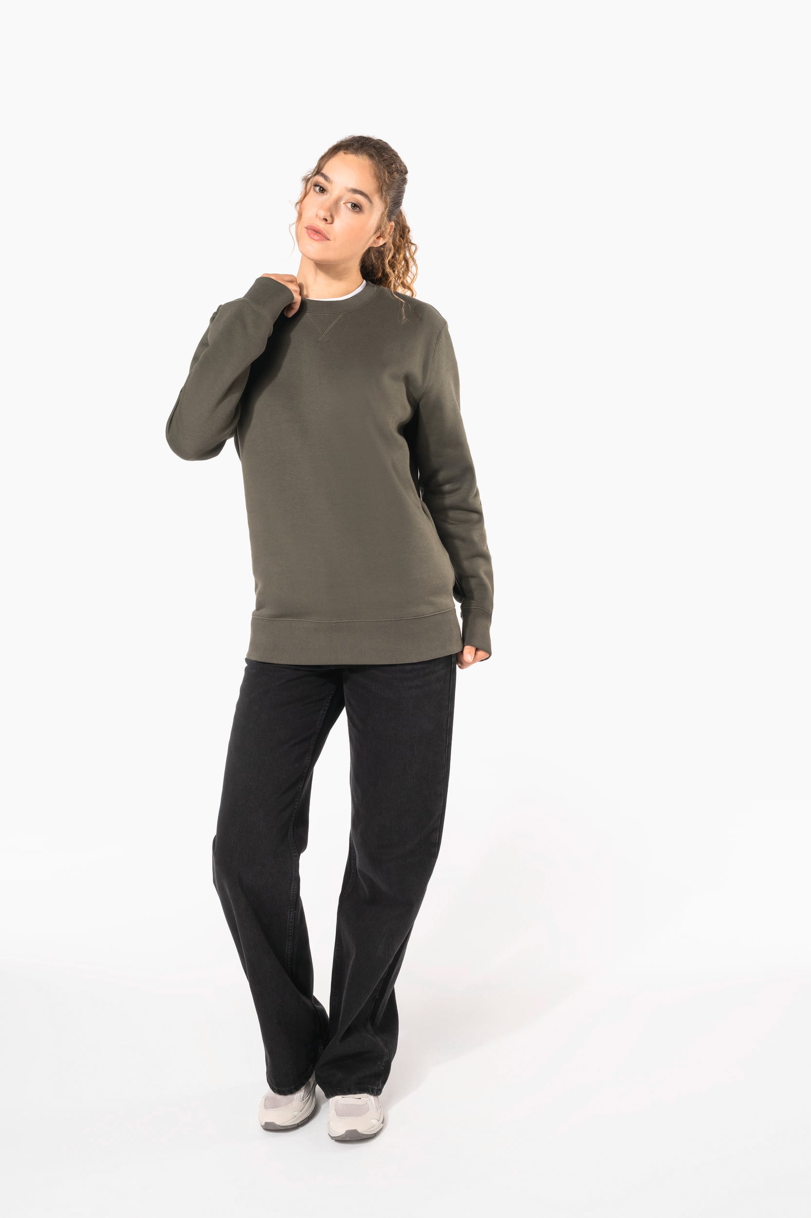 Sweat-shirt col rond unisexe - Image 16