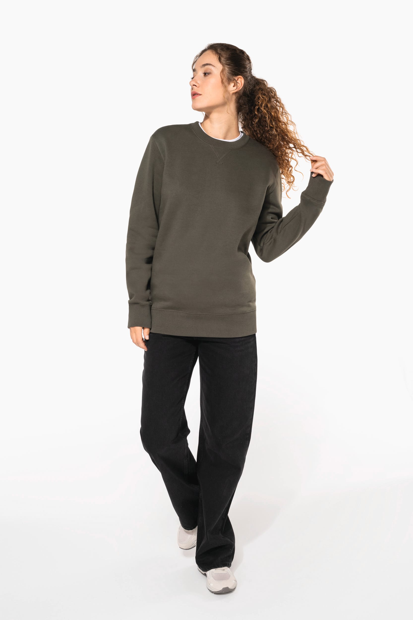 Sweat-shirt col rond unisexe - Image 17