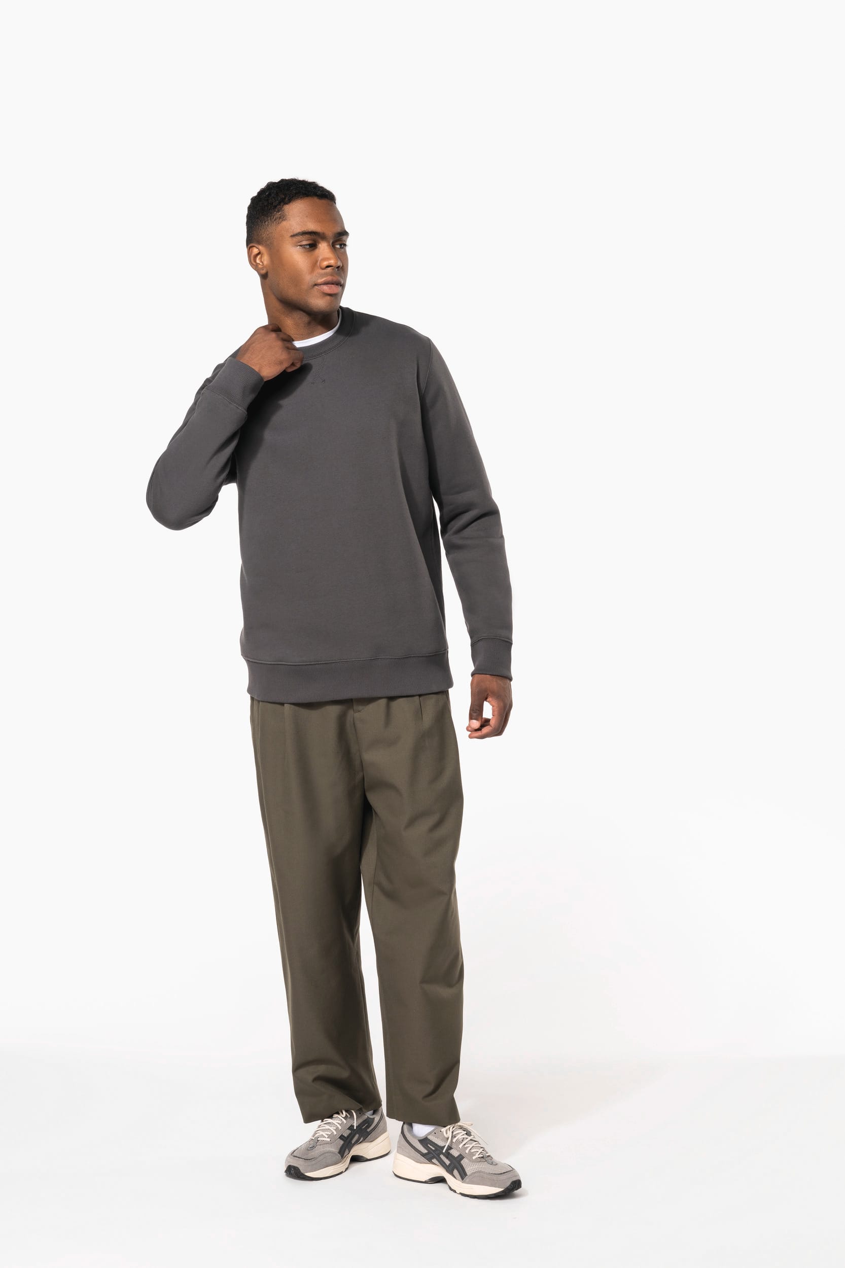 Sweat-shirt col rond unisexe - Image 15