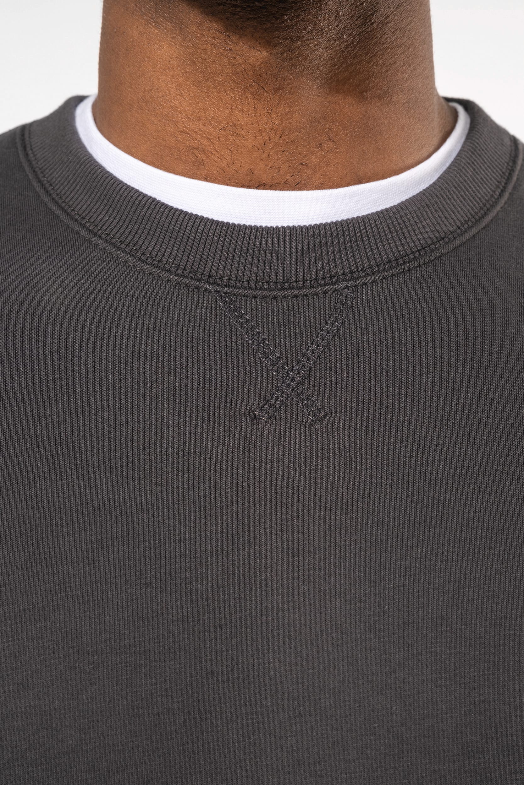 Sweat-shirt col rond unisexe - Image 4