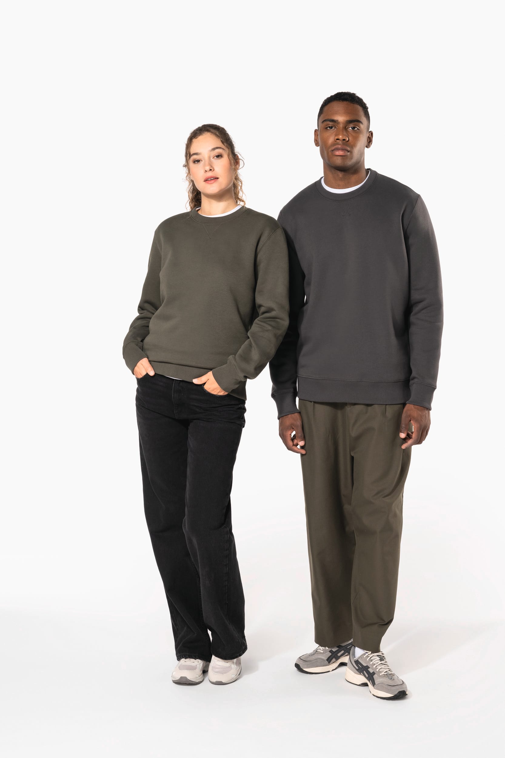 Sweat-shirt col rond unisexe - Image 11