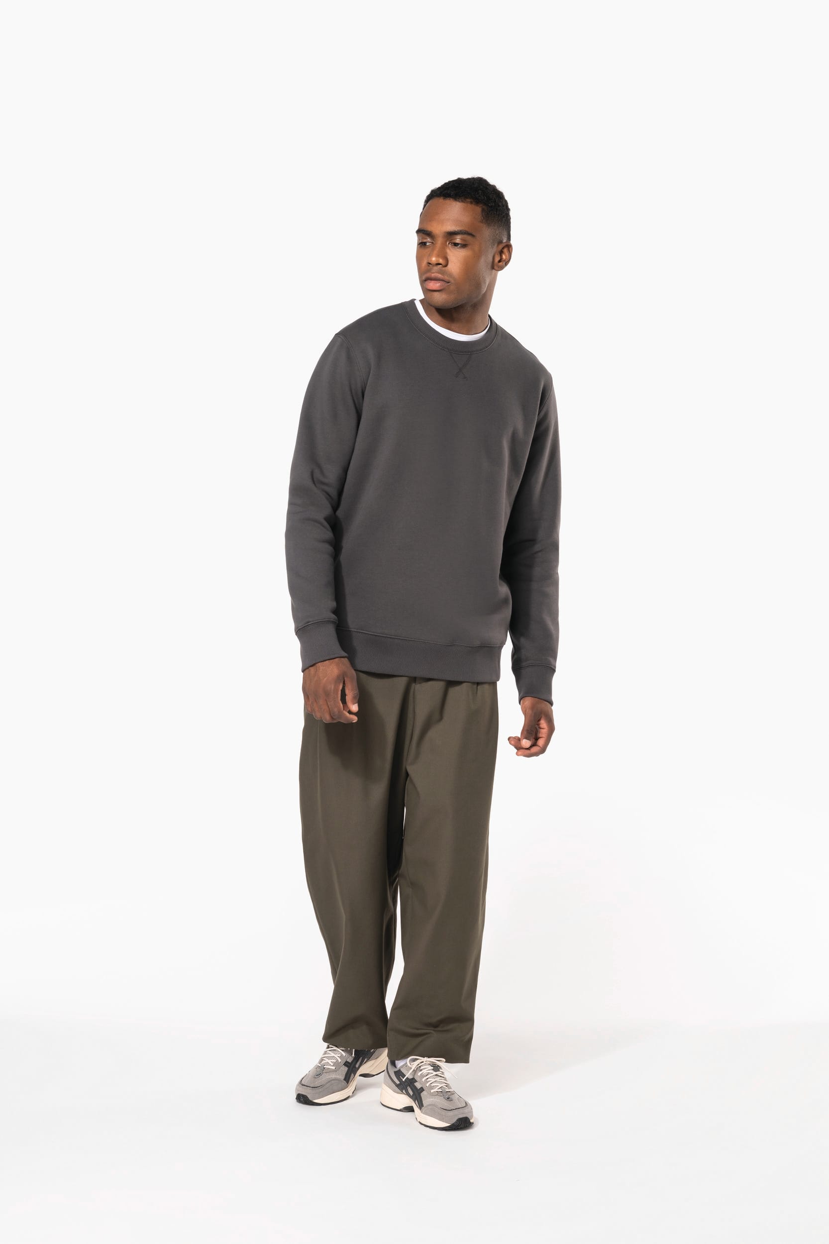 Sweat-shirt col rond unisexe - Image 12