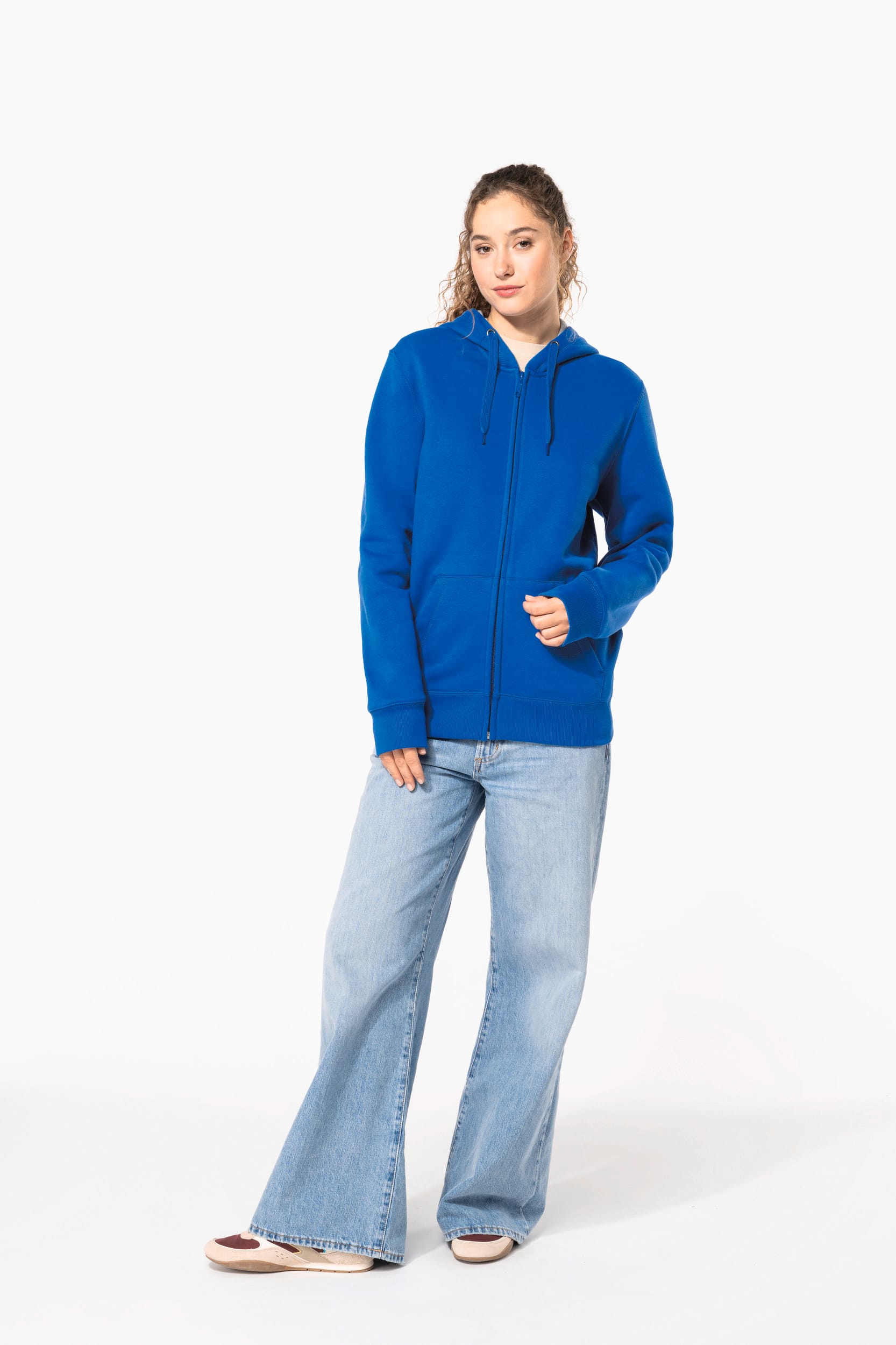 Sweat-shirt zippé capuche unisexe - Image 16