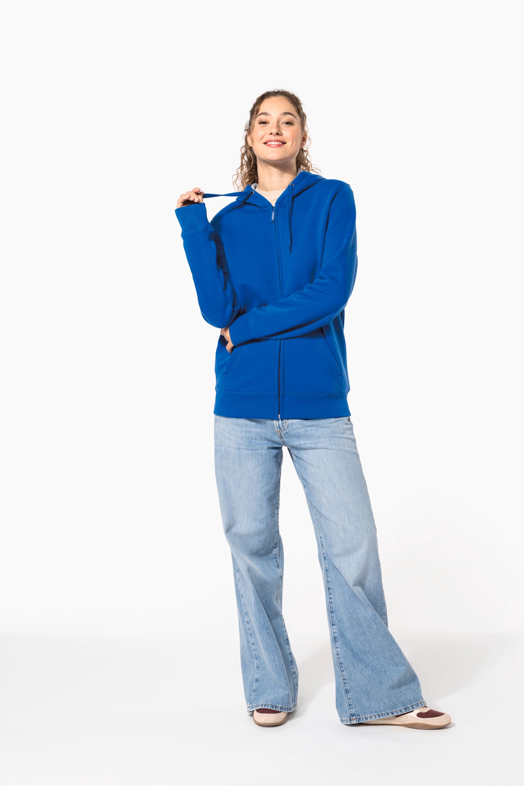 Sweat-shirt zippé capuche unisexe - Image 17